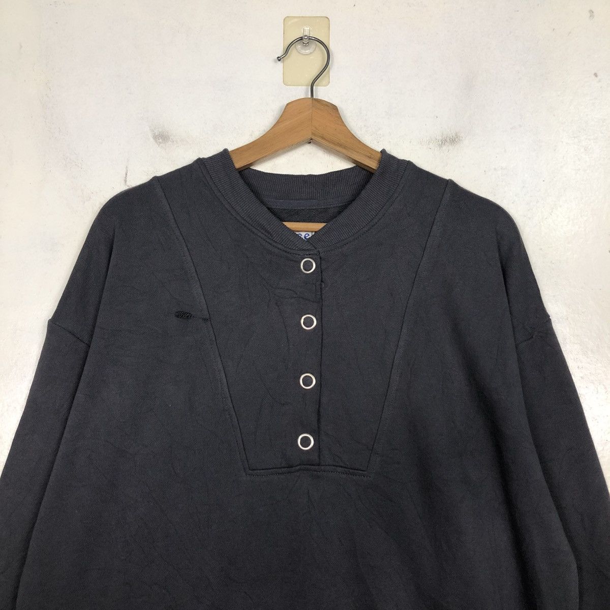 Vintage 📌Vintage Anorak Sweatshirt Snap Button Lee Size US M / EU 48-50 / 2 - 5 Thumbnail