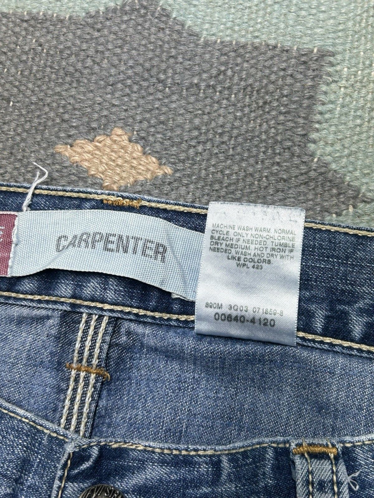 Vintage Vtg Levi’s carpenter jeans workwear skater baggy wide 33x31 Size US 33 - 9 Thumbnail