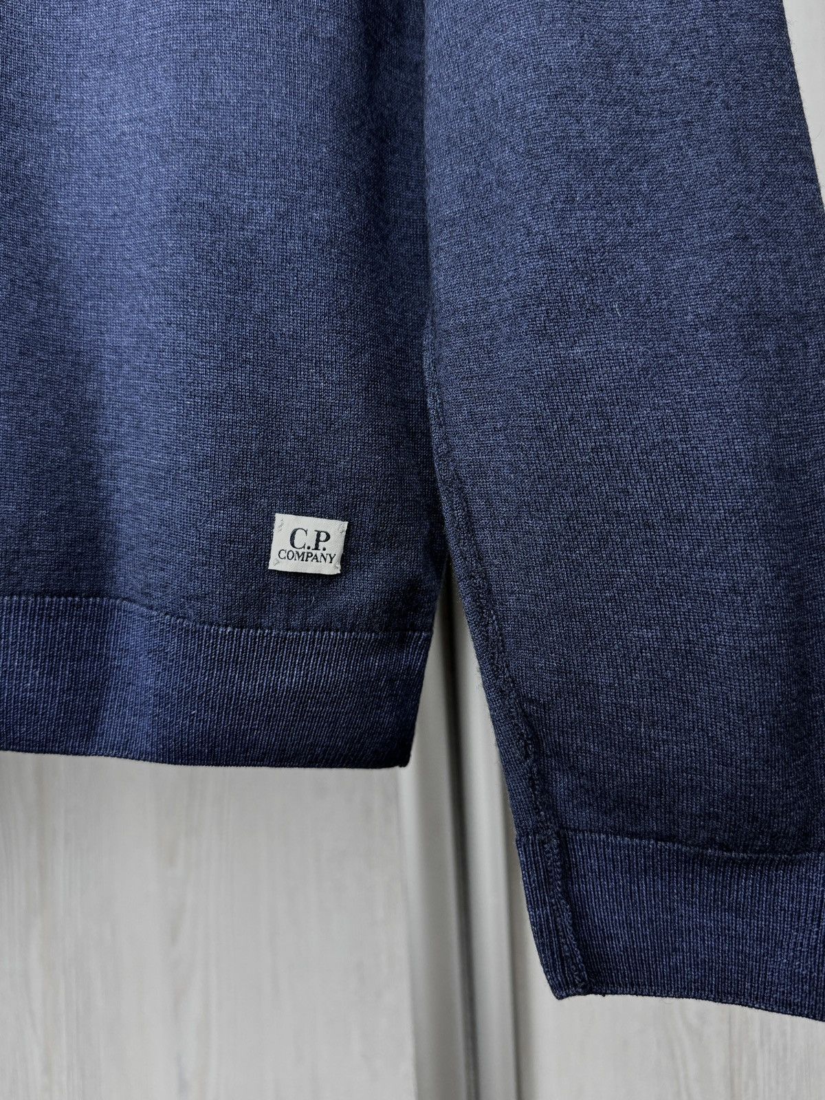 C.P. Company C.P. Company blue knitted 1/4 zip pullover japan sweater Size US S / EU 44-46 / 1 - 4 Thumbnail