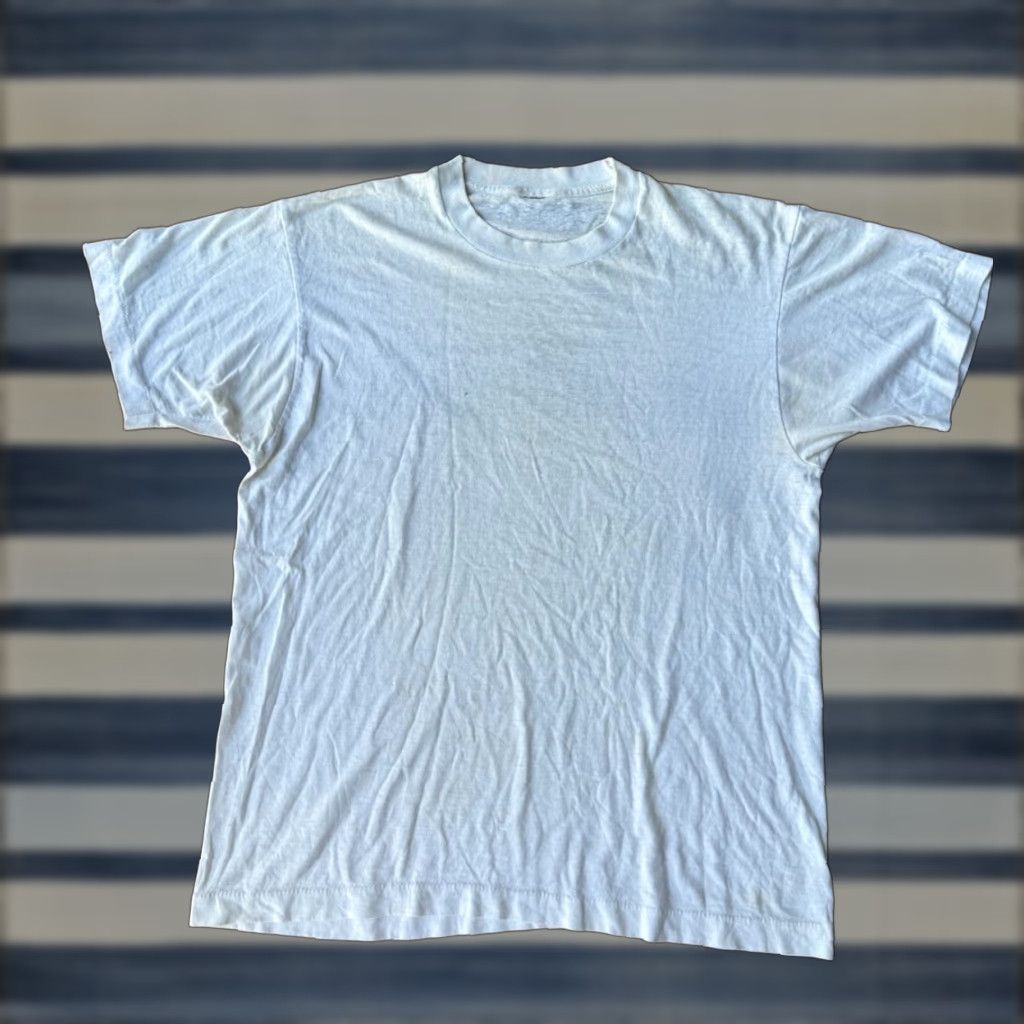 Vintage VINTAGE Bad Influence T-Shirt Grunge Shirt Mens L White Crew Neck Short Sleeve Graphic Print Vintage 90s Cotton Regular Size US L / EU 52-54 / 3 - 1 Thumbnail