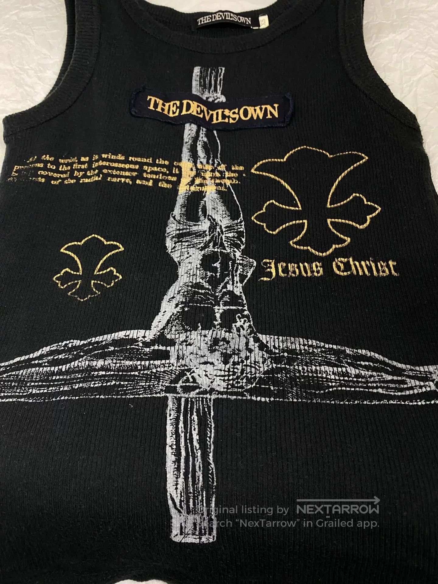 Other Thedevil Sown Ribbed Tank Top. Size US XS / EU 42 / 0 - 2 Thumbnail
