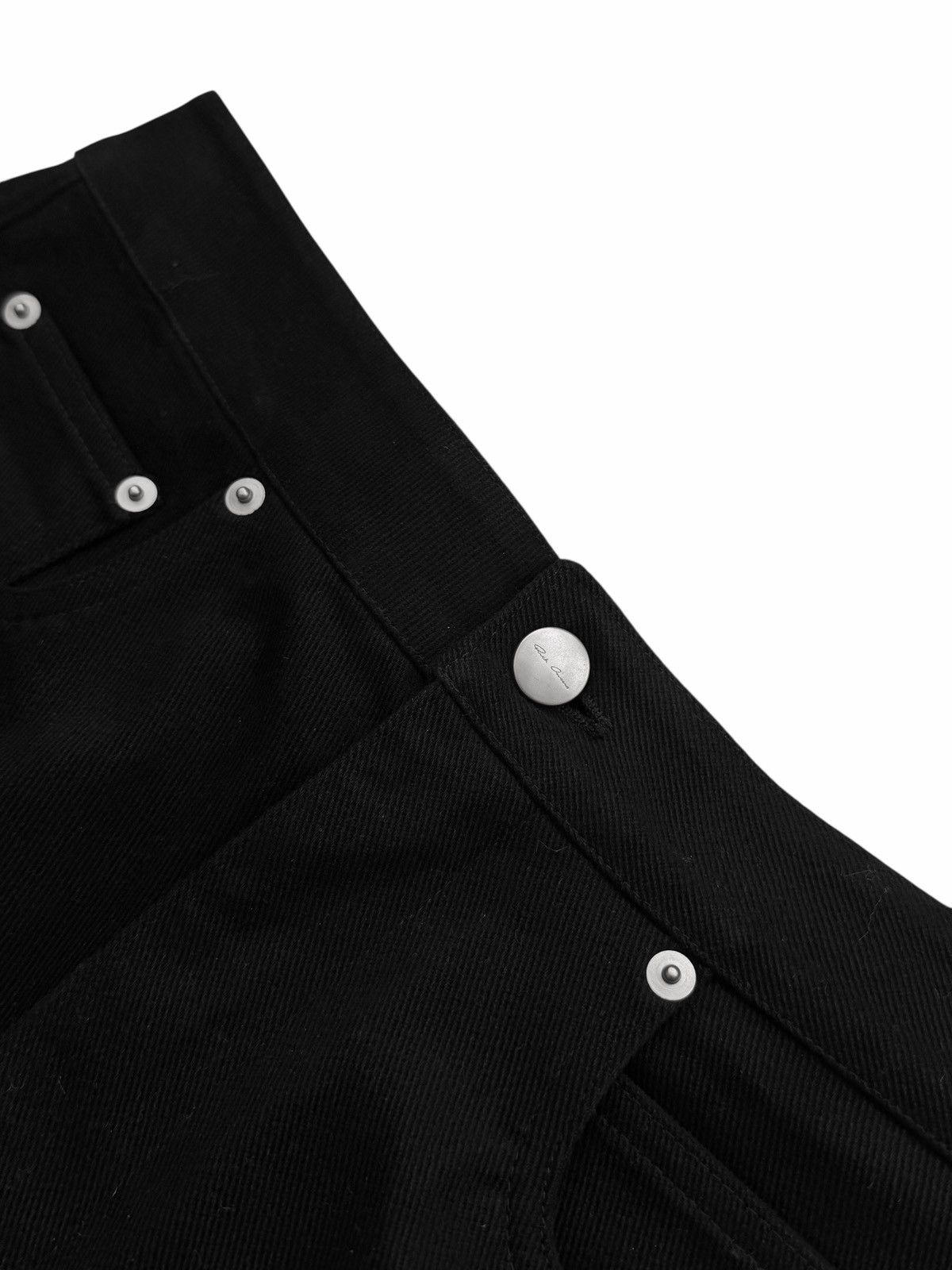 Rick Owens 2022 Strobe Godet Denim Maxi Skirt Size US 30 / EU 46 - 5 Thumbnail