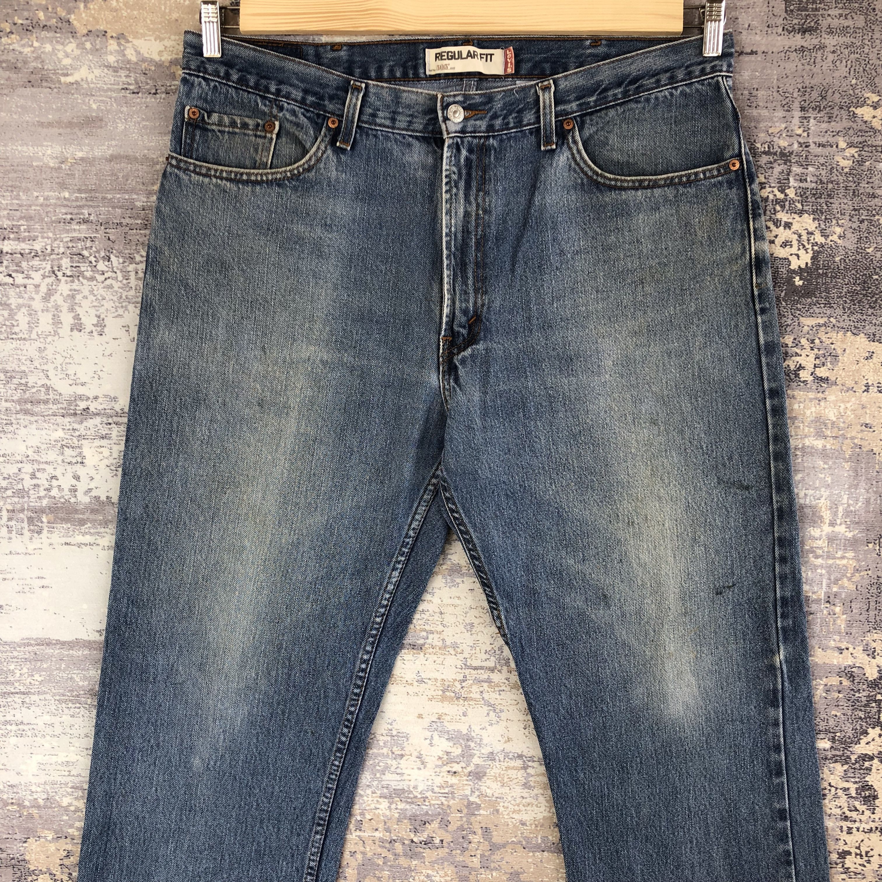 Levi's Vintage Levis 505 Faded Baggy Jeans Levi's Earth Tone Denim Size US 38 / EU 54 - 3 Thumbnail
