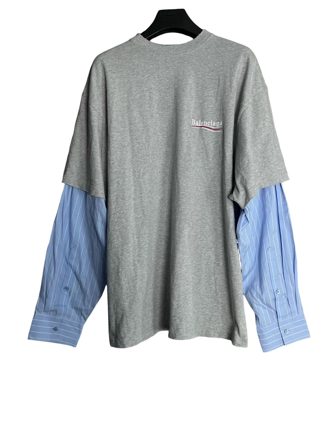 Balenciaga Balenciaga Political Logo Layered T-Shirt XS Size US XS / EU 42 / 0 - 1 Thumbnail
