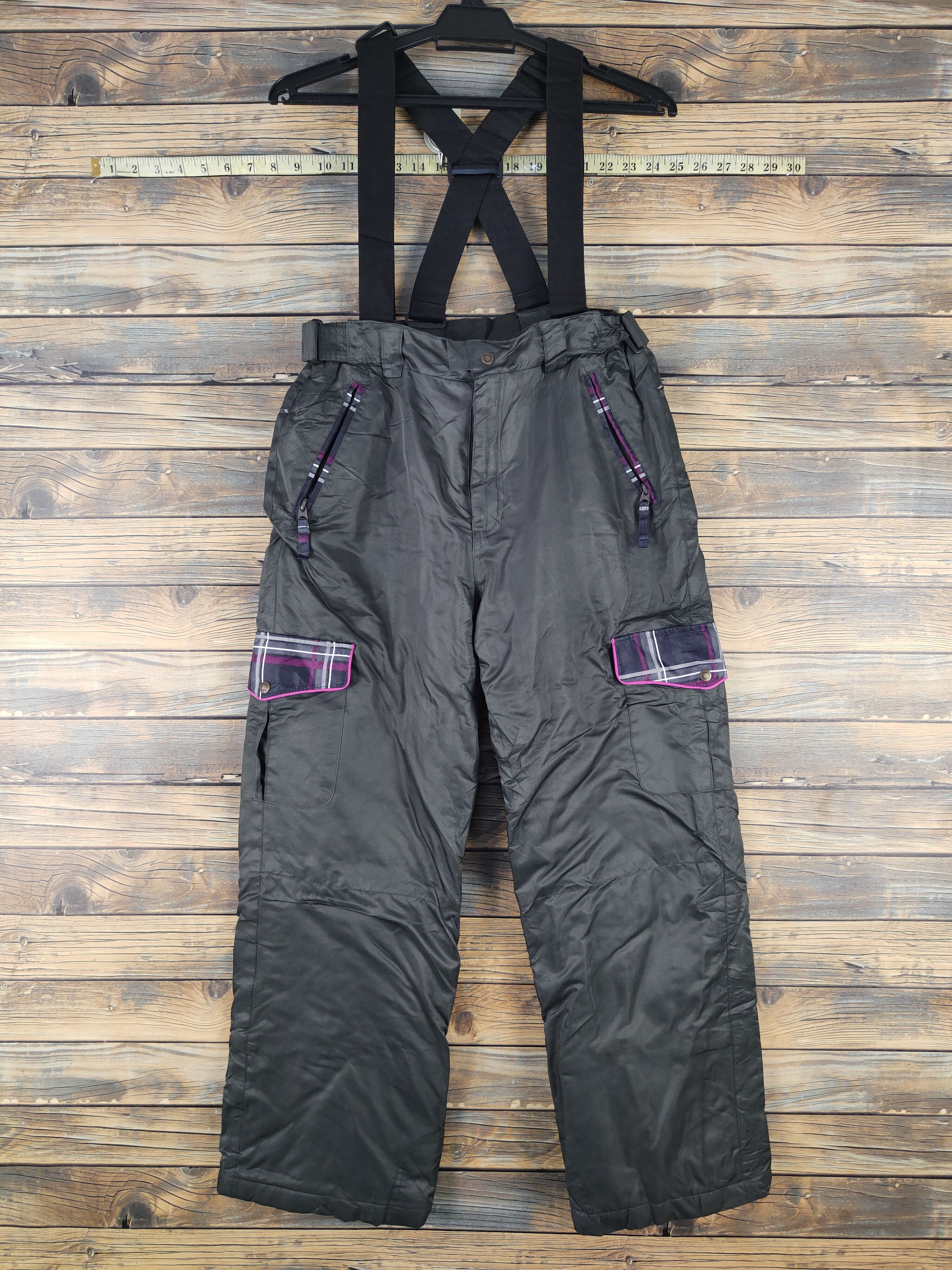 Spalding Spalding Olive Overall Snow Pants Ski Jumpsuits Size US 30 / EU 46 - 1 Thumbnail