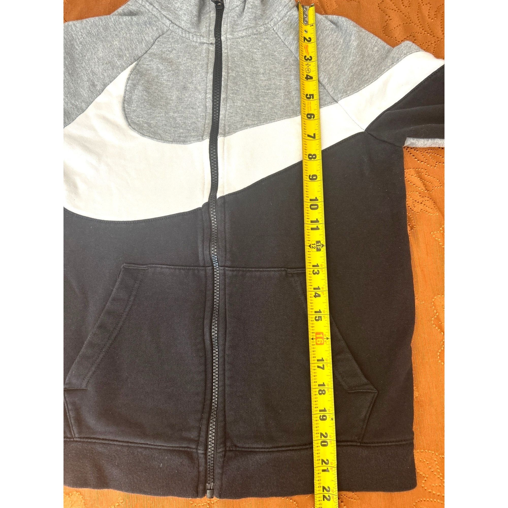 Nike Vintage Y2K Nike Big Swoosh Hoodie Track Jacket Sweatshirt Size S / US 4 / IT 40 - 8 Thumbnail