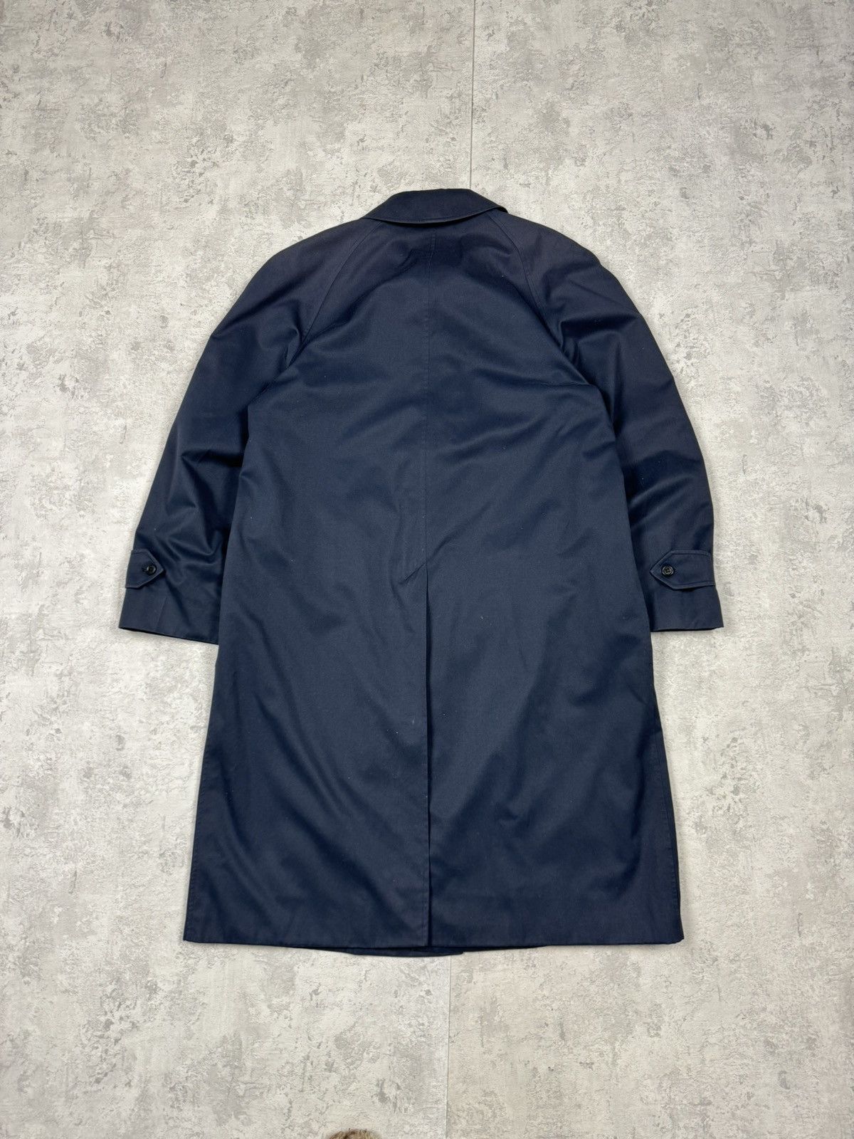 Burberry Vintage Burberry Trench Coat Dark Blue Jacket Size L-XL Size XL / US 12-14 / IT 48-50 - 6 Thumbnail