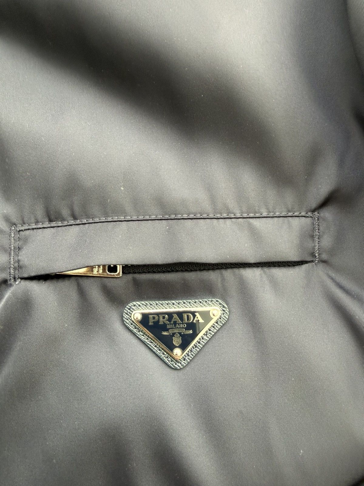 Prada Prada Nylon Bomber Jacket - Navy - Size50 Size US M / EU 48-50 / 2 - 4 Thumbnail