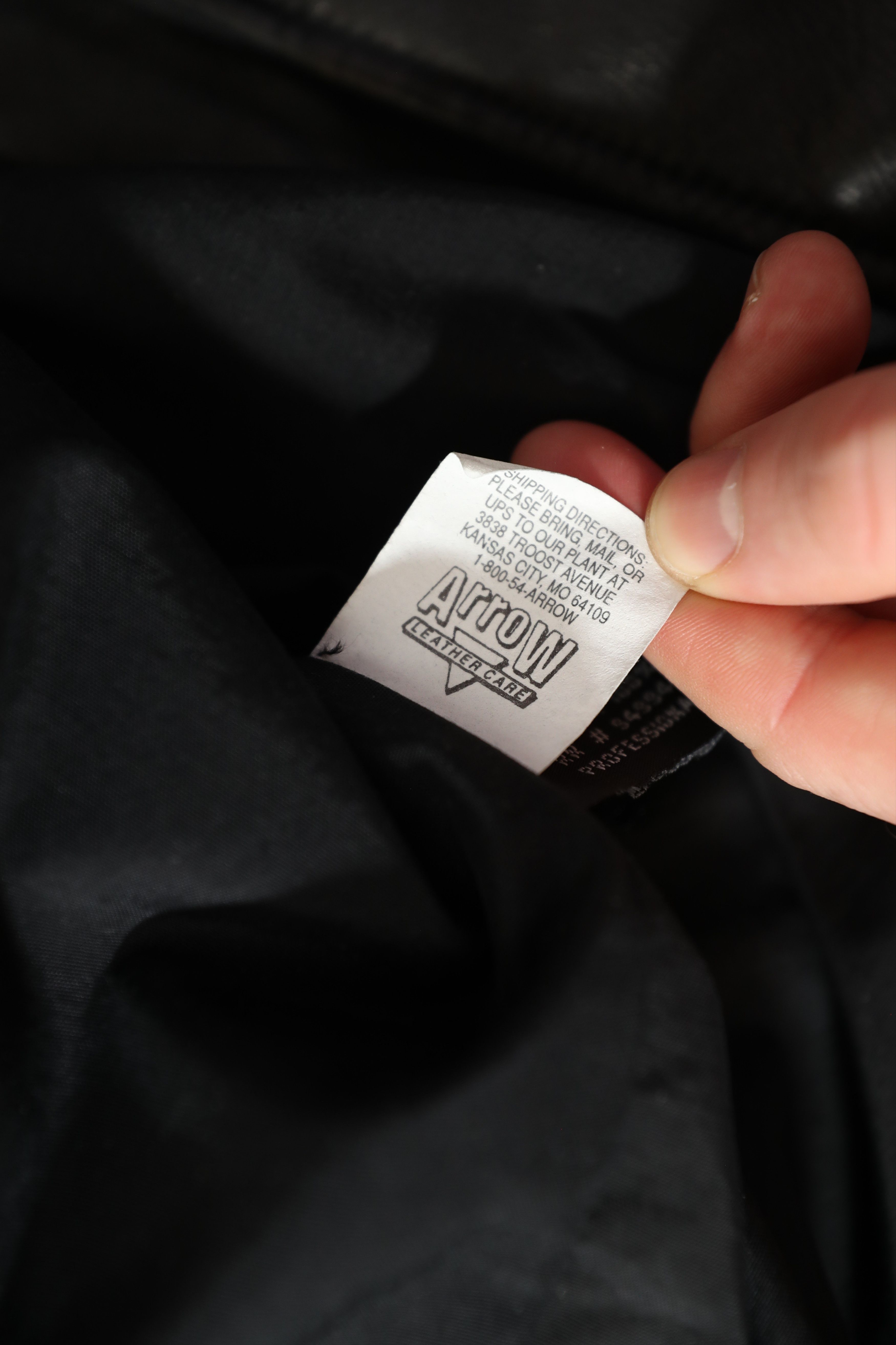 Overland Overland Vintage Black Leather Jacket (L) Size US L / EU 52-54 / 3 - 12 Thumbnail