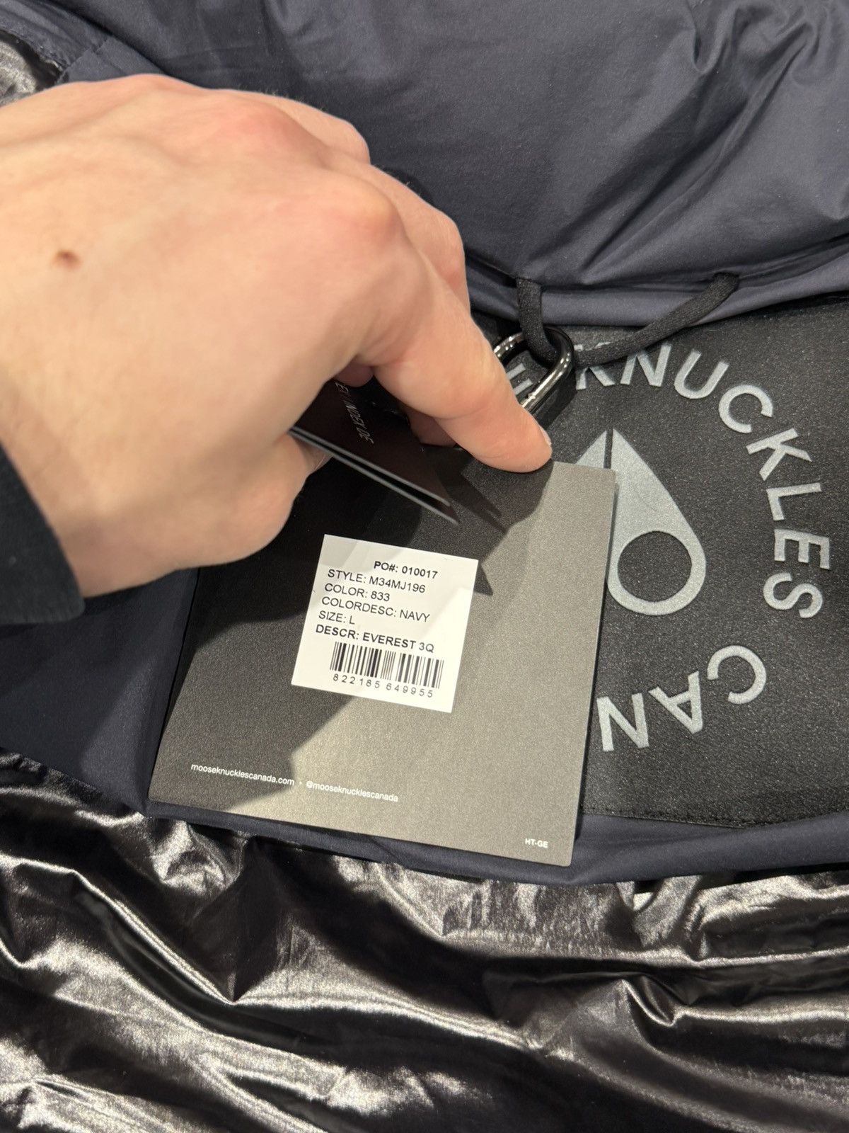 Moose Knuckles Moose Knuckles Everest 3Q Puffer Jacket Navy Blue Size US L / EU 52-54 / 3 - 19 Thumbnail