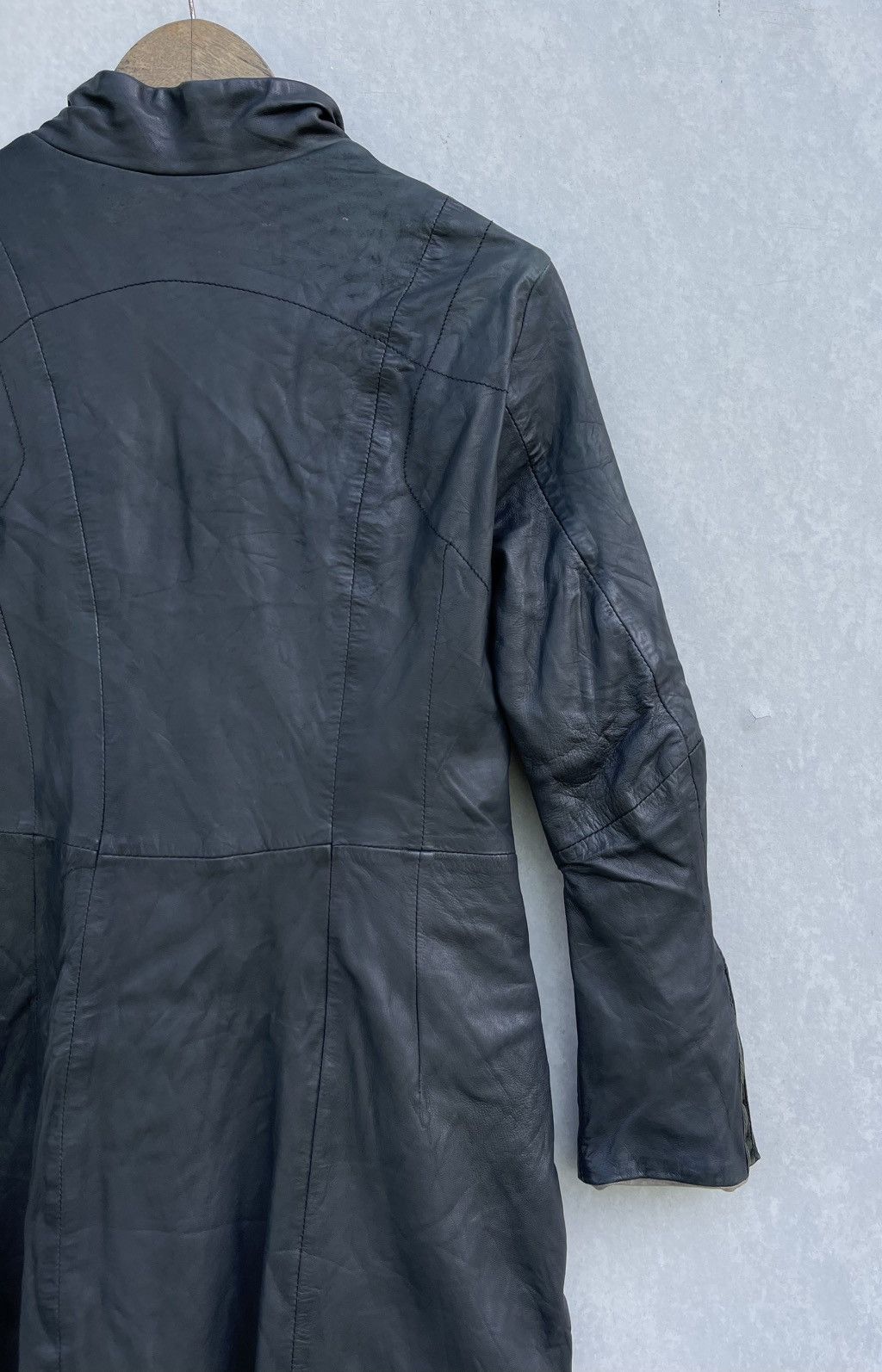 If Six Was Nine × Japanese Brand × KMRii 🔥VINTAGE HOCQUY SHEEP LEATHER COAT/JACKET Size US S / EU 44-46 / 1 - 14 Thumbnail