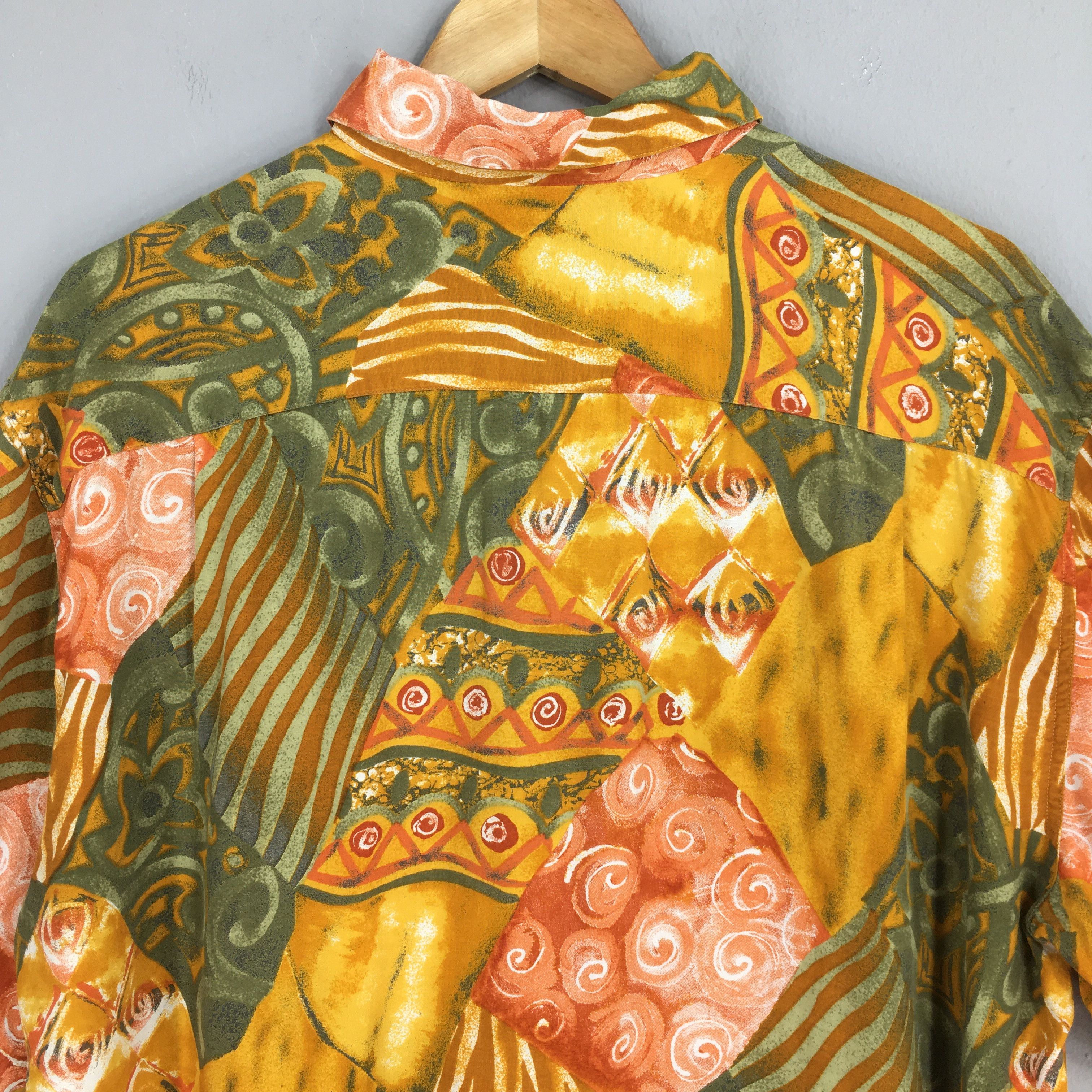 Vintage Vintage 90's Psychedelic Pop Art Design Abstract Shirt XL Size US XL / EU 56 / 4 - 7 Thumbnail