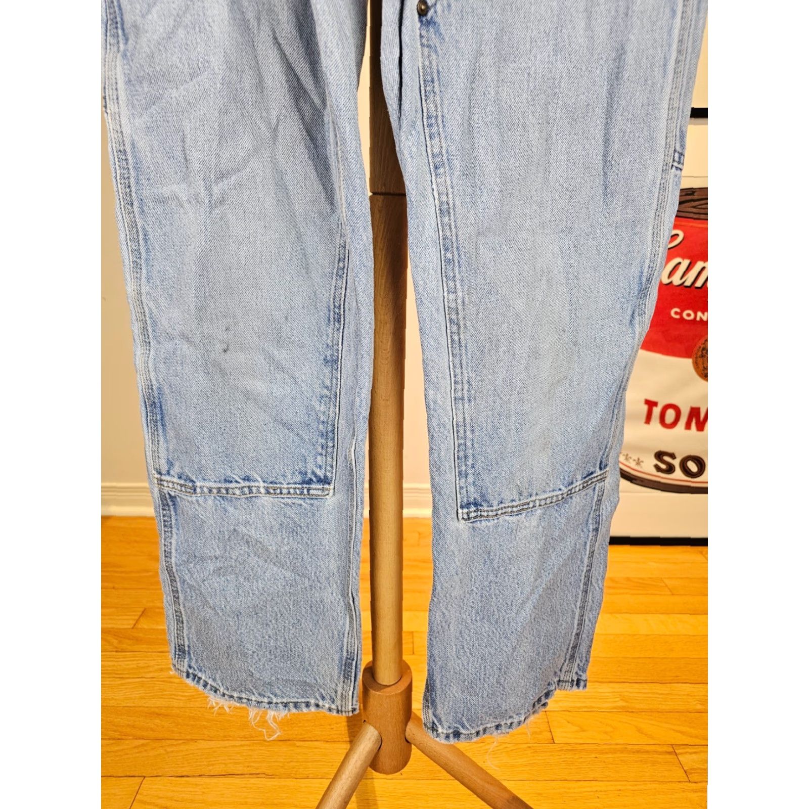Carhartt VINTAGE Carhartt Denim Double Knee Work Jeans Pants Mens 30x30 Blue Carpenter Canvas 90s Jeans Mens Size US 30 / EU 46 - 3 Thumbnail