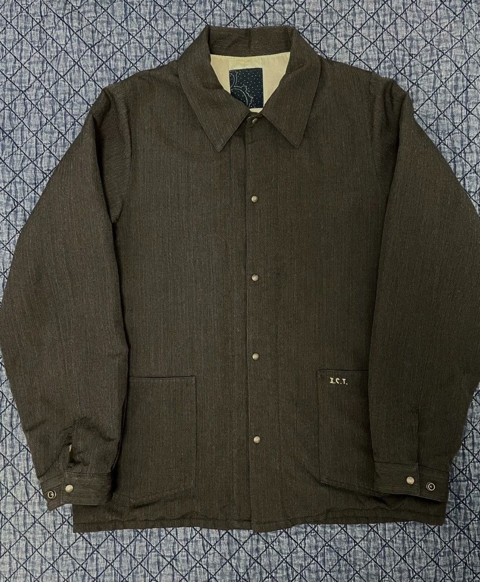 Image of Visvim Ict 19Ss Gang Coverall Jacket in Charcoal, Men's (Size Small)