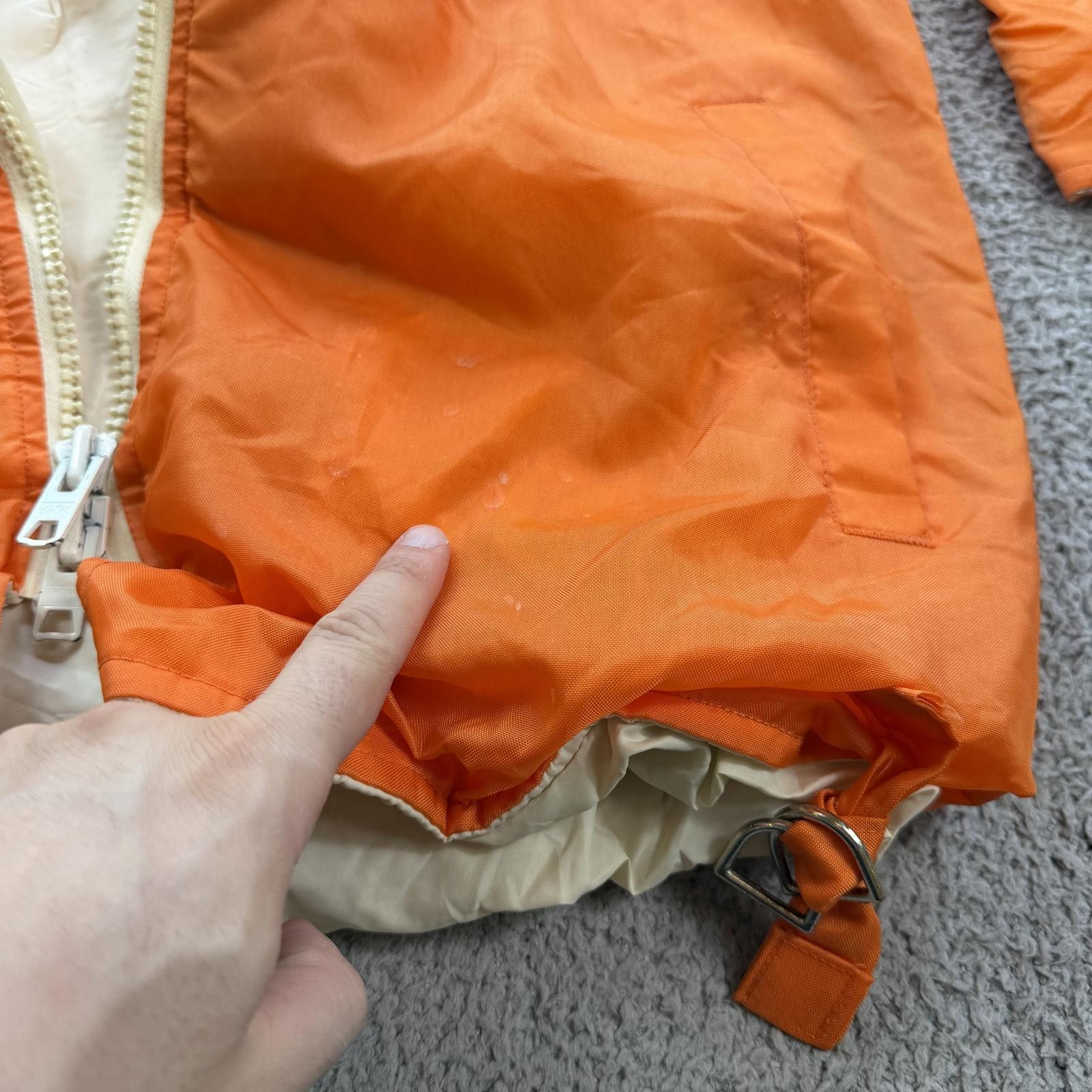 Other Vintage Commodore Flotation Jacket Orange Hooded Nylon Size US M / EU 48-50 / 2 - 8 Thumbnail