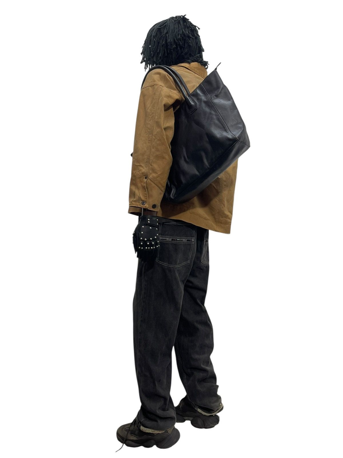 Genuine Leather Full Leather Base Control Tote Shoulder Bag 6🟩 Size ONE SIZE - 3 Thumbnail