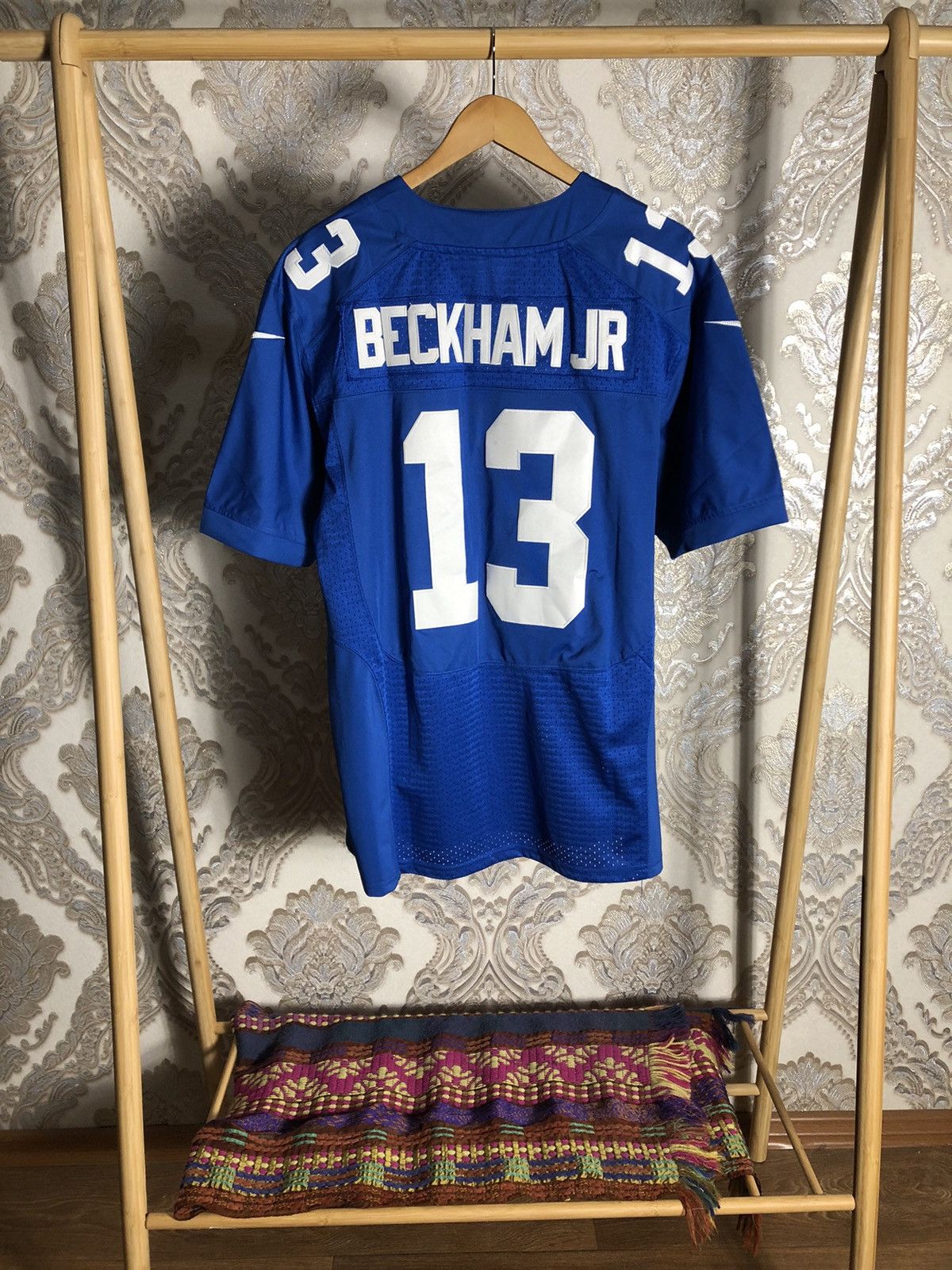 NFL VINTAGE ODELL BECKHAM JR NEW YORK GIANTS RUGBY JERSEY RETRO Size US L / EU 52-54 / 3 - 1 Thumbnail