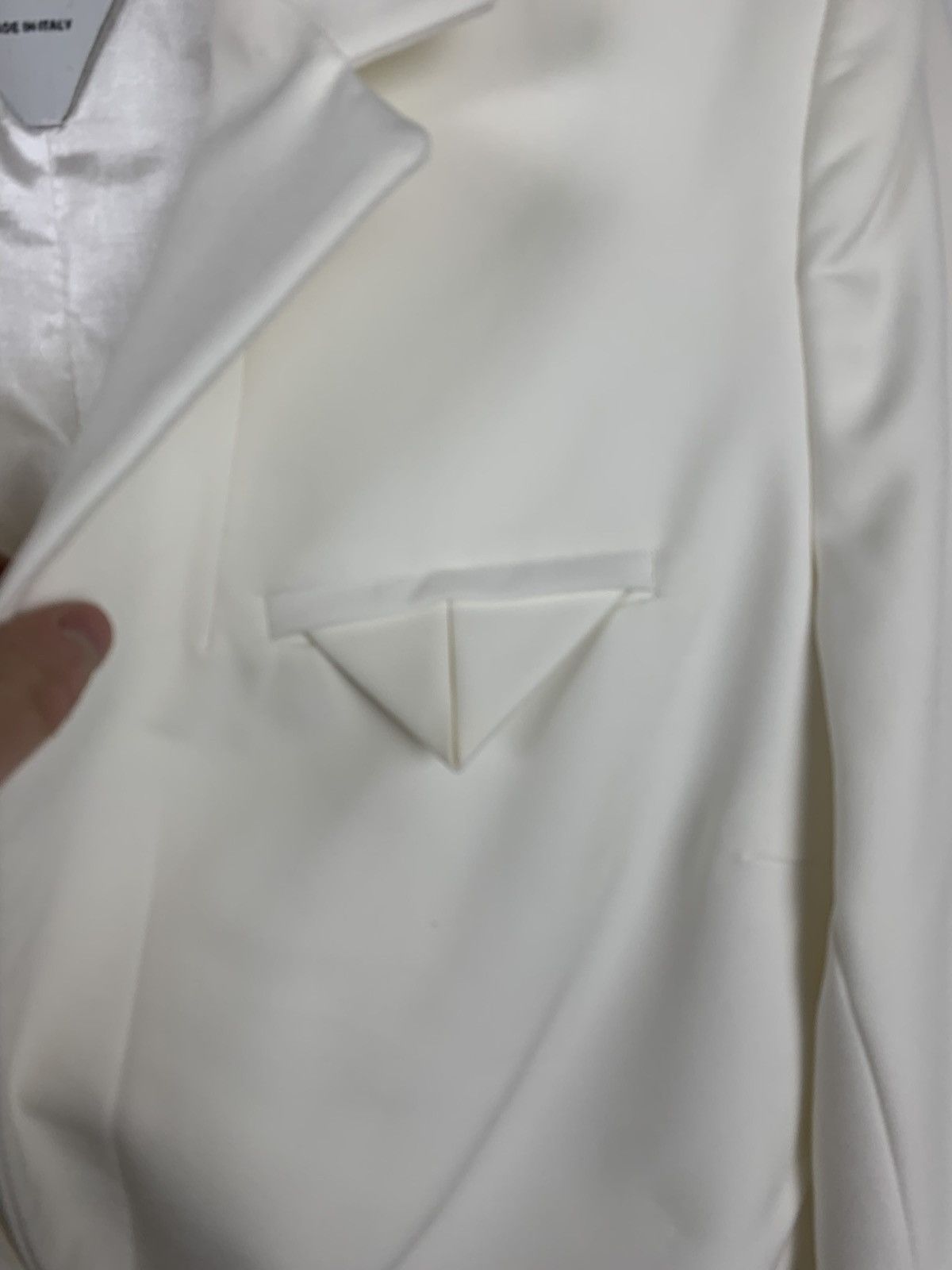 Bottega Veneta Bottega Veneta Pre Fall Winter Blazer White Made In Italy Size 40S - 5 Thumbnail