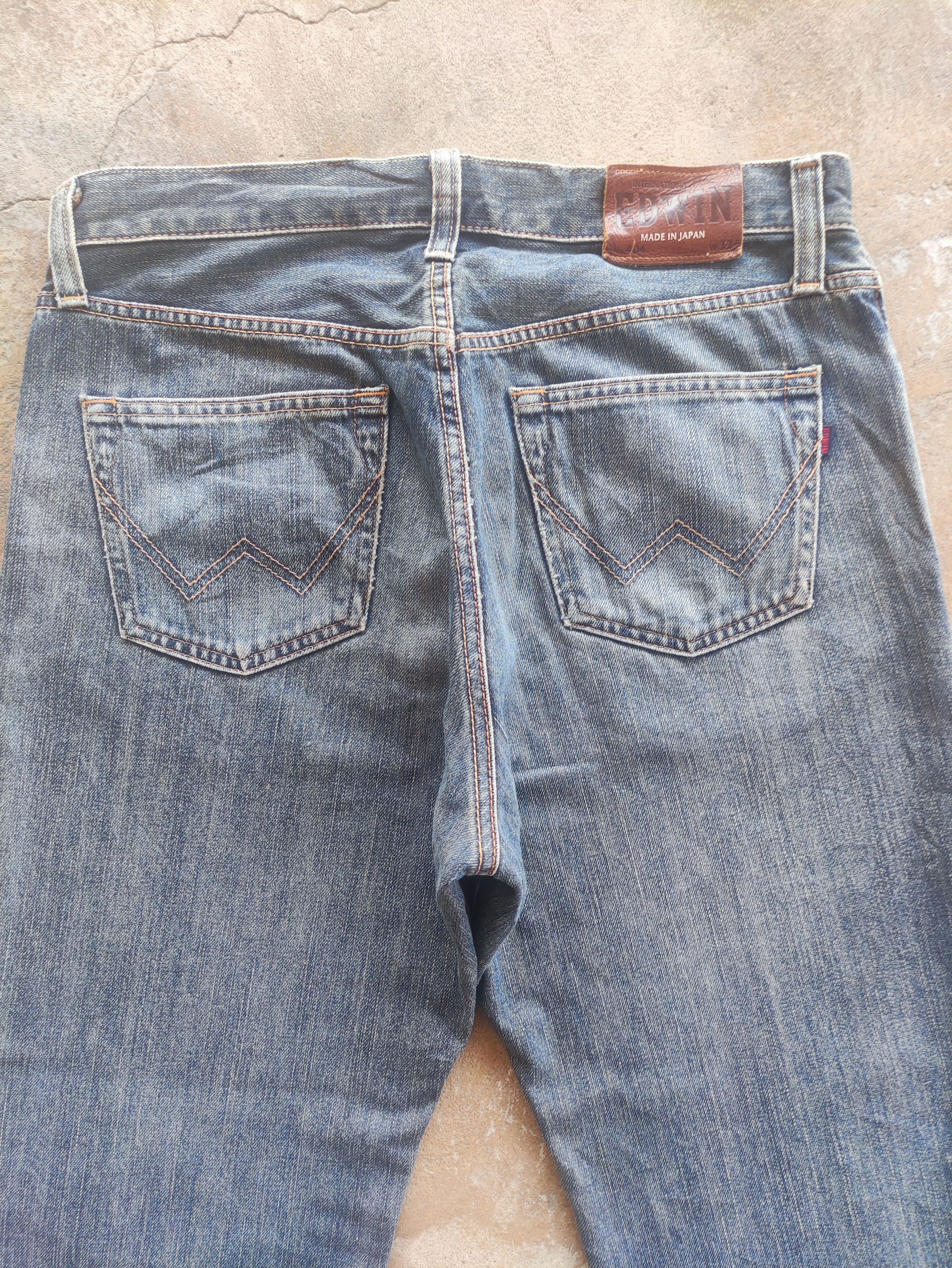 Edwin × Jean × Vintage Vintage Edwin Made In Japan Distressed Faded Denim Pants W34 Size US 34 / EU 50 - 11 Thumbnail