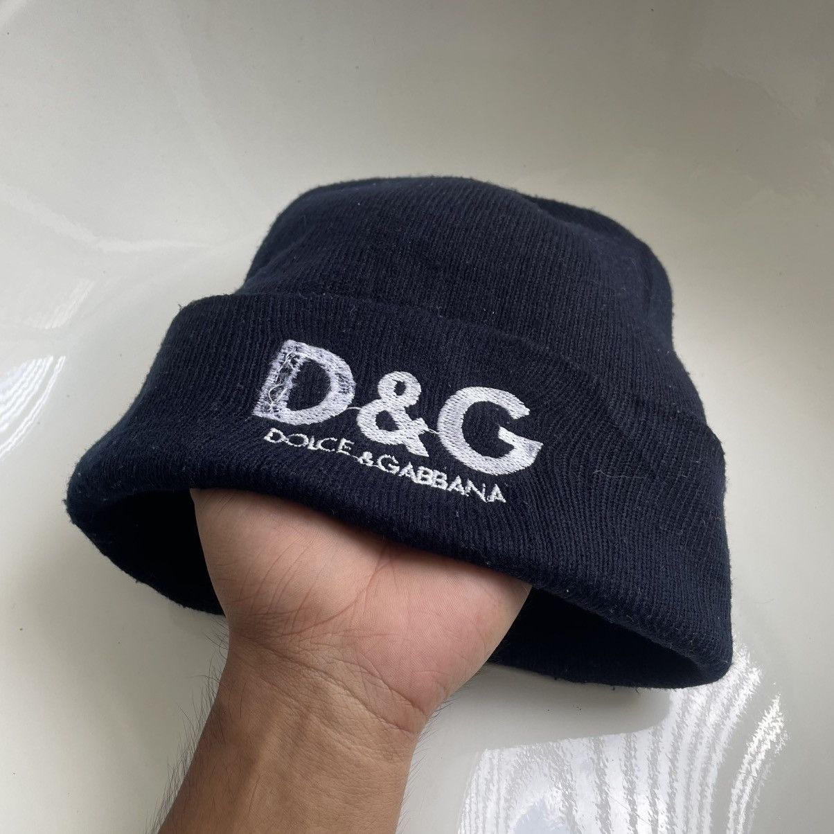 Dolce & Gabbana Dolce & Gabbana Embroidered Logo Beanie Size ONE SIZE - 1 Thumbnail