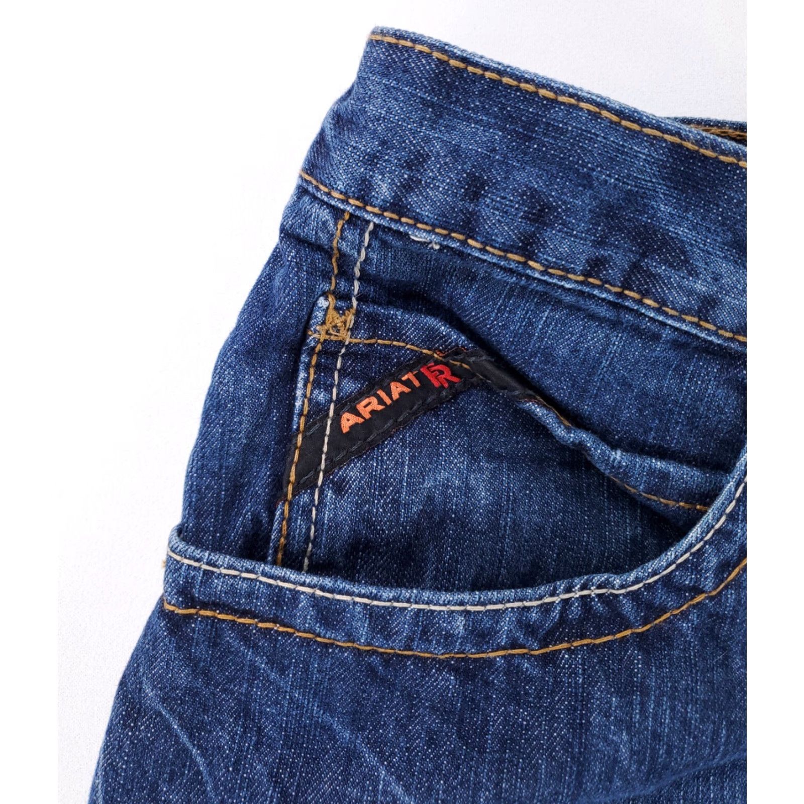 Ariat Ariat M4 Low Rise FR Jeans Work Mens 40 x 32 Inseam 30 Blue Bootcut Jeans Mens Size US 40 / EU 56 - 3 Thumbnail