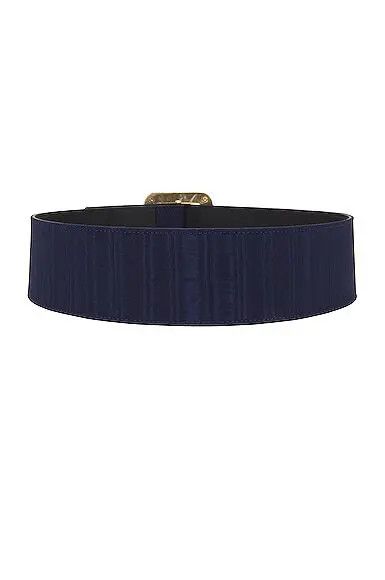 Saint Laurent Paris o1bcso1str1224 Size: 80 /Corset Belt With Covered in Blue Size ONE SIZE - 2 Thumbnail