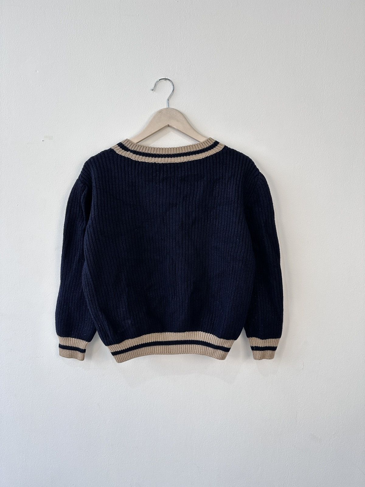 Eleventy Eleventy Italy Wool Cable Knit Sweater Preppy Style XL Size XL / US 12-14 / IT 48-50 - 9 Thumbnail