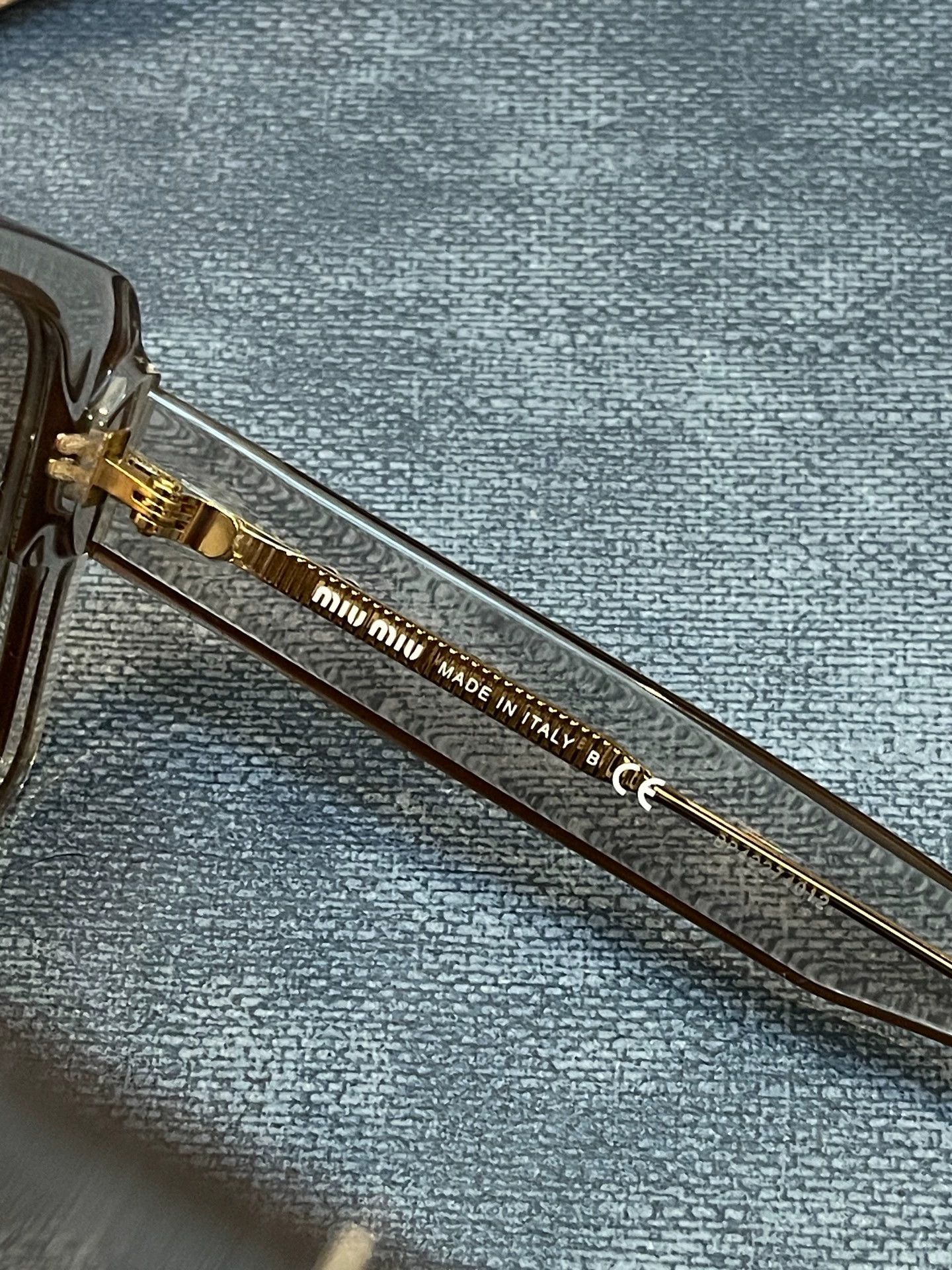 Miu Miu MIU MIU Brown Tinted Gradient Acetate Sunglasses Size ONE SIZE - 5 Thumbnail