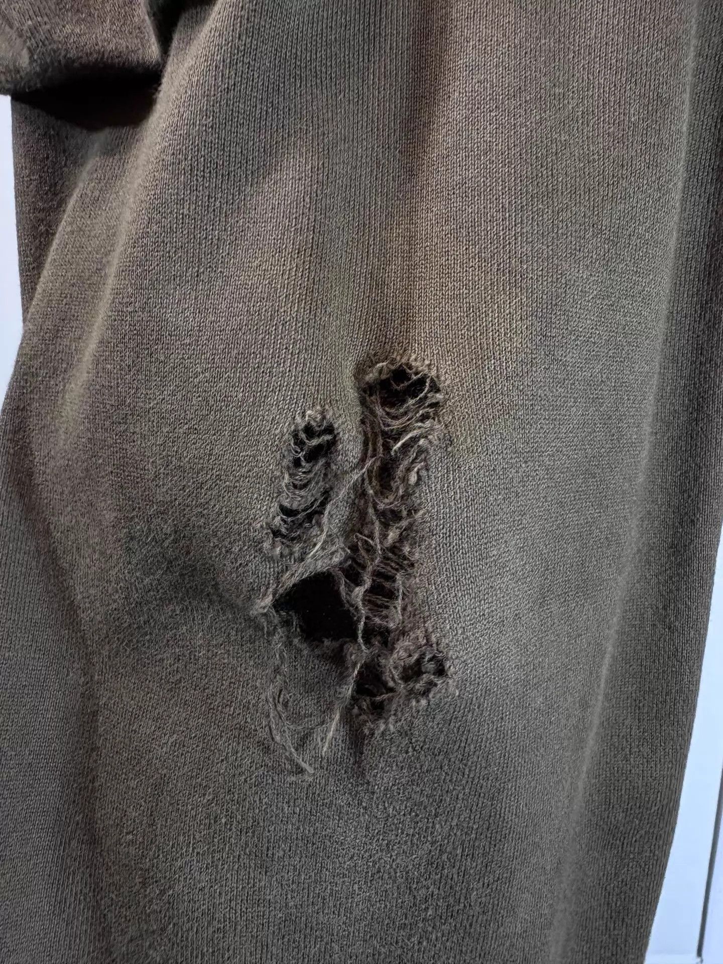 Number (N)ine N°9 05ss 6pocket Pants Tobacco Washed Distressed Wormholes Size US 32 / EU 48 - 3 Thumbnail