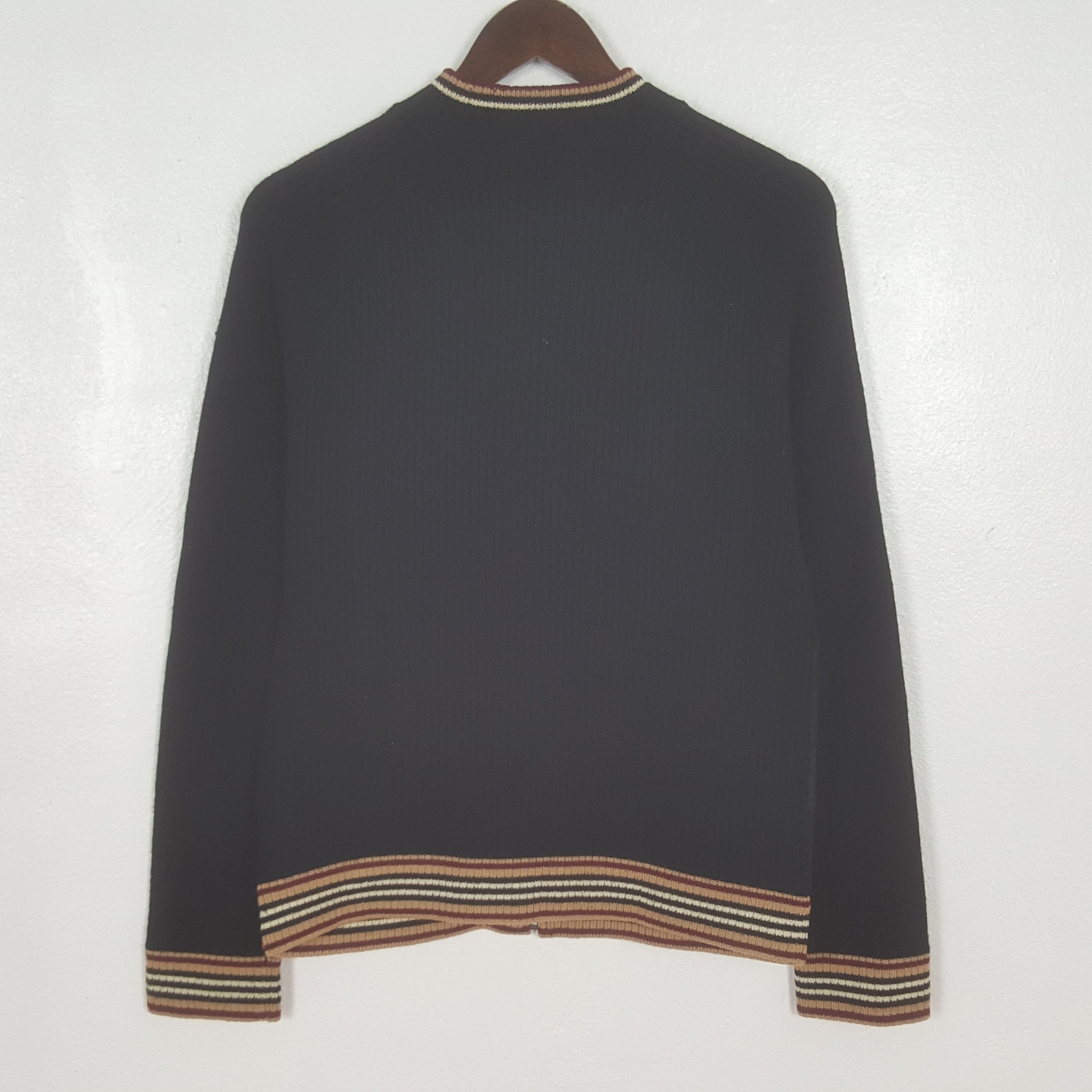 Burberry Vintage Burberry London Black Label Zipper Sweater Size US XS / EU 42 / 0 - 3 Thumbnail