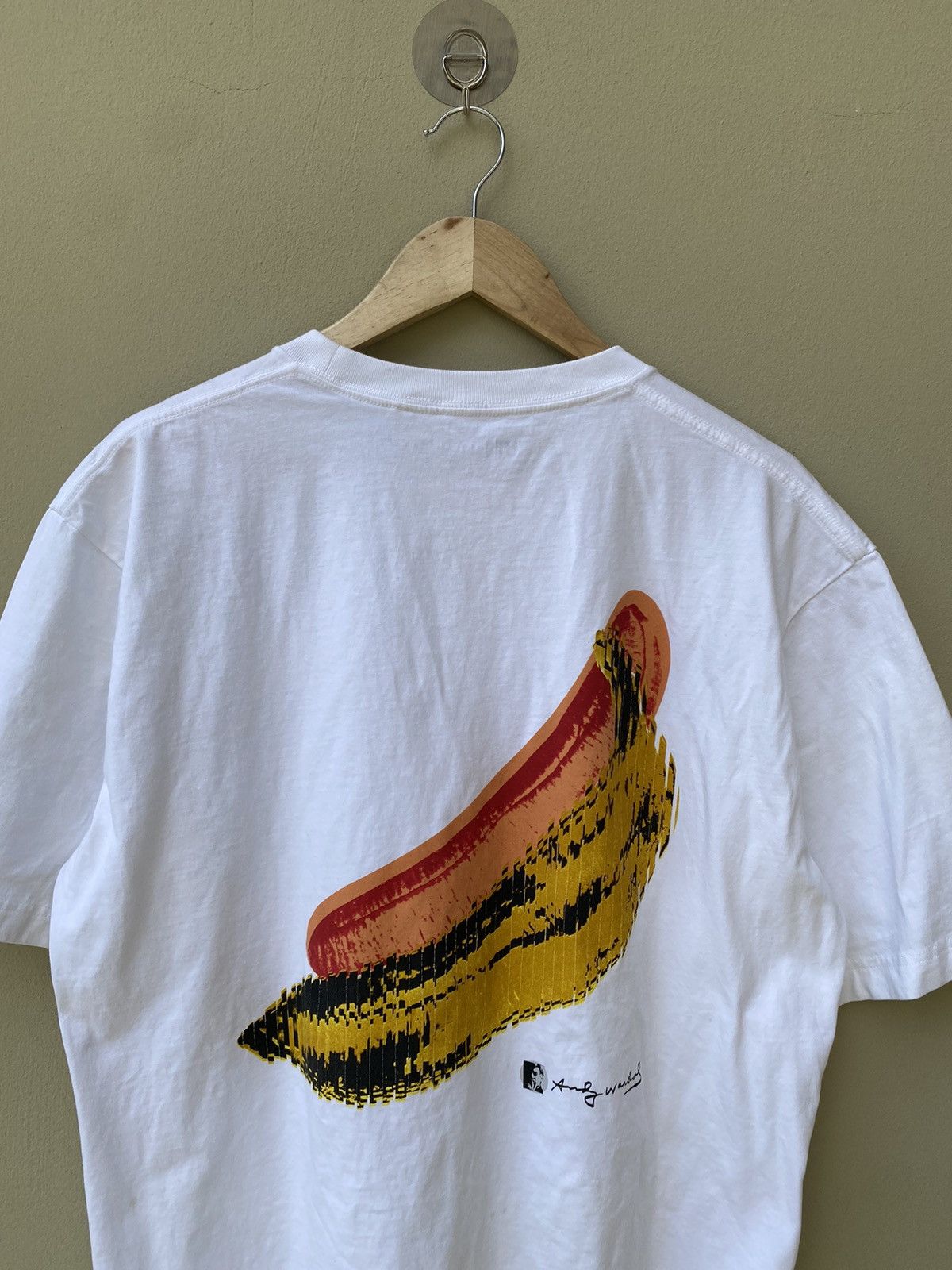 Andy Warhol × Uniqlo ANDY WARHOL ANYBODY CAN DO WHAT I DO WHITE TEE Size US XL / EU 56 / 4 - 6 Thumbnail