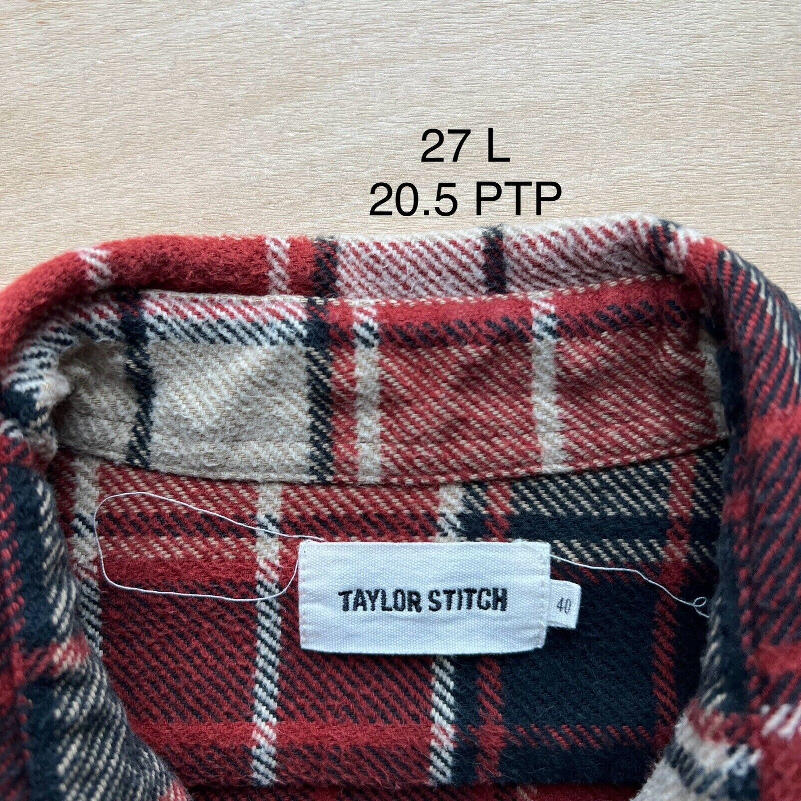 Taylor Stitch Taylor Stitch Shirt 40 Multicolor Plaid Collared Button Up Size US M / EU 48-50 / 2 - 5 Thumbnail