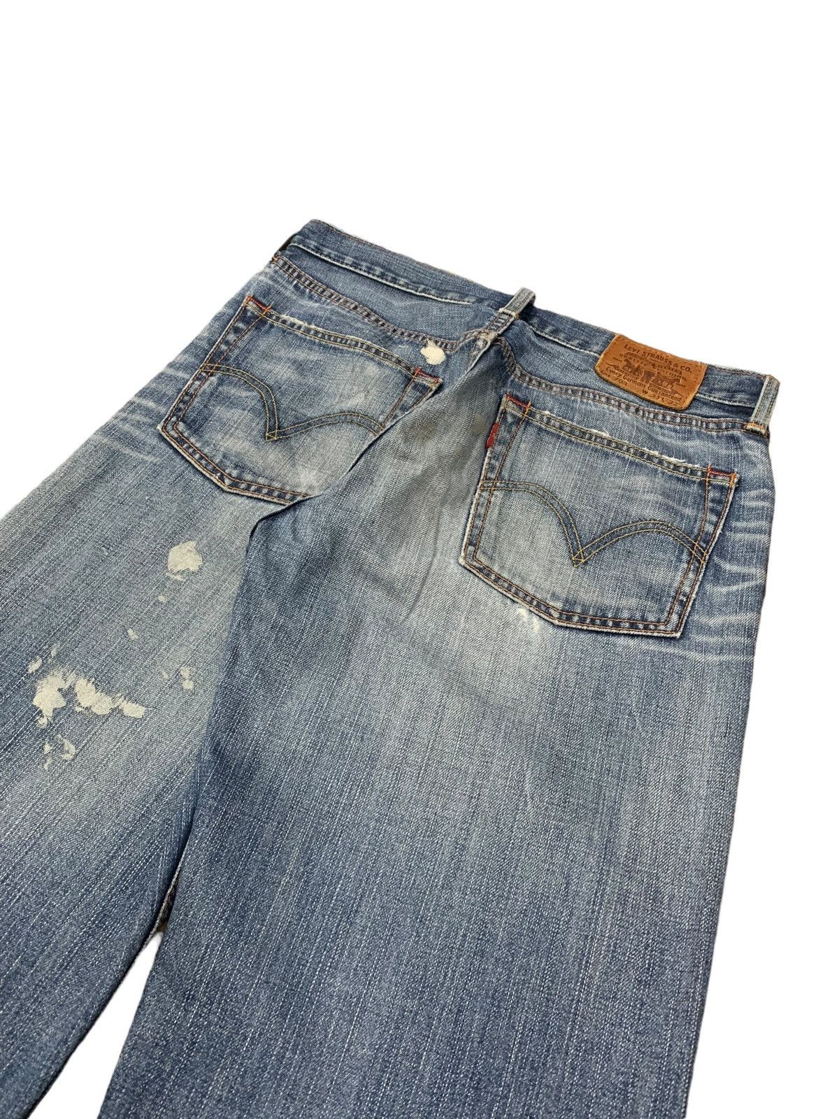 Levi's Levis 703 Distressed Paint Marks Denim Pants (AB36) Size US 30 / EU 46 - 12 Thumbnail