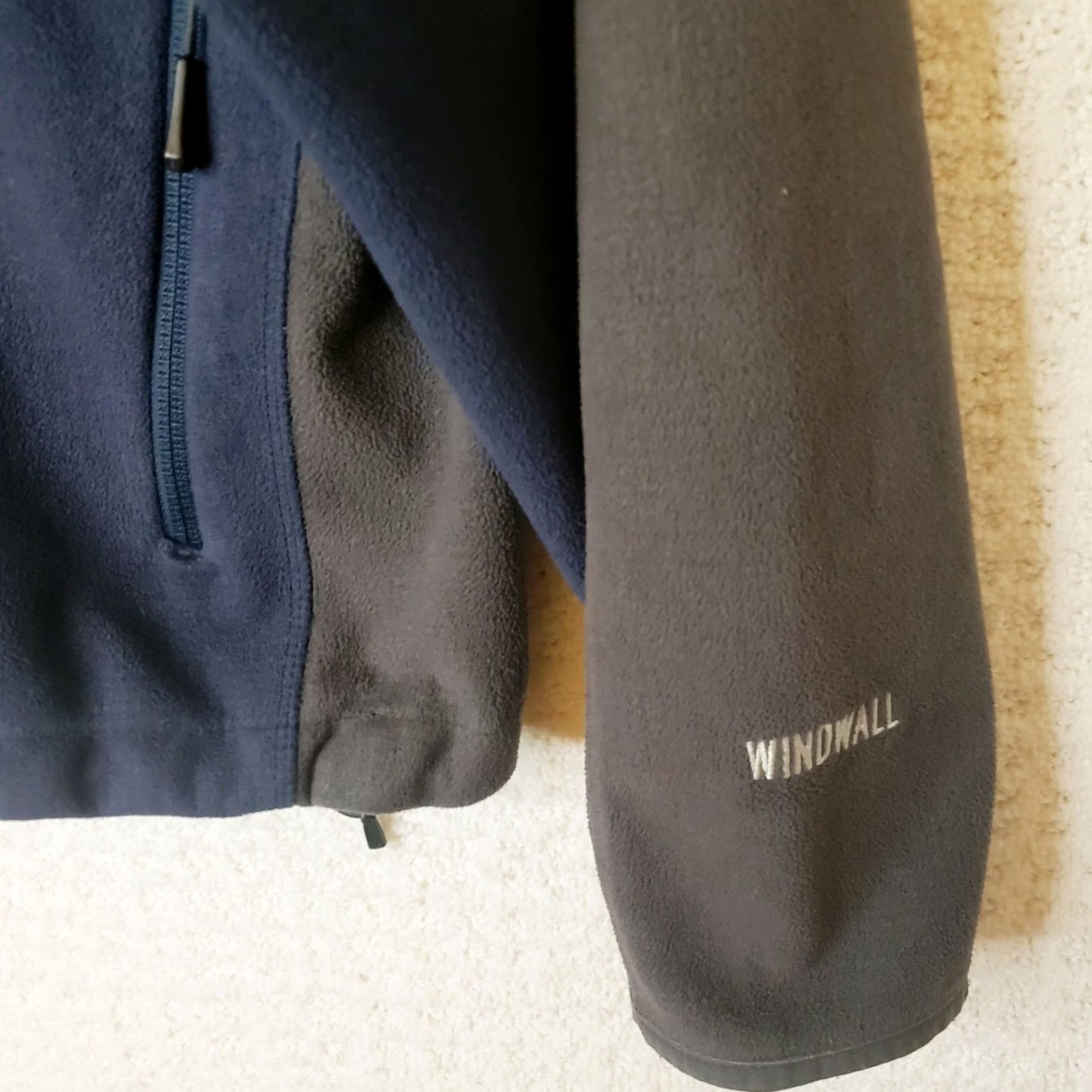 The North Face The North Face Windwall Fleece Jacket Men's M Blue Windproof Insulated Lined Full Zip Pockets Size US M / EU 48-50 / 2 - 4 Thumbnail