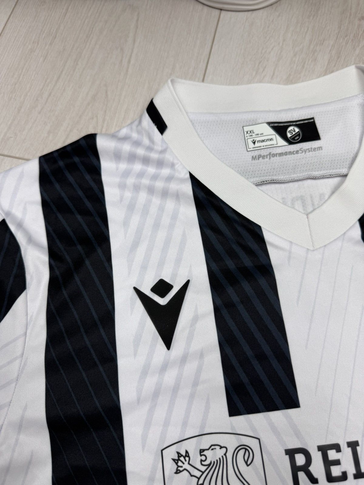 Macron Soccer Jersey Macron SV Sandhausen 1916 2023/24 Bundesliga Size US XXL / EU 58 / 5 - 7 Thumbnail