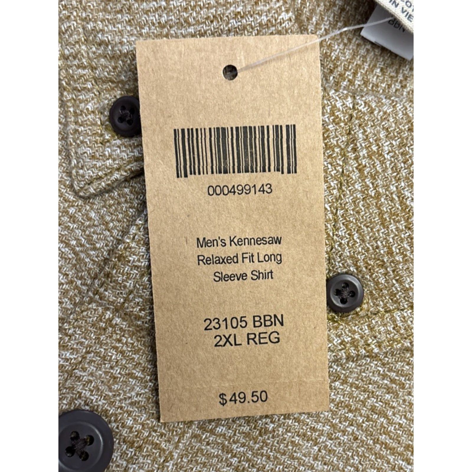 CO Duluth Shirt Button-Up 2XL Brown Relaxed Fit L/S Collared Pockets Men Regular NWT Size US XXL / EU 58 / 5 - 5 Thumbnail