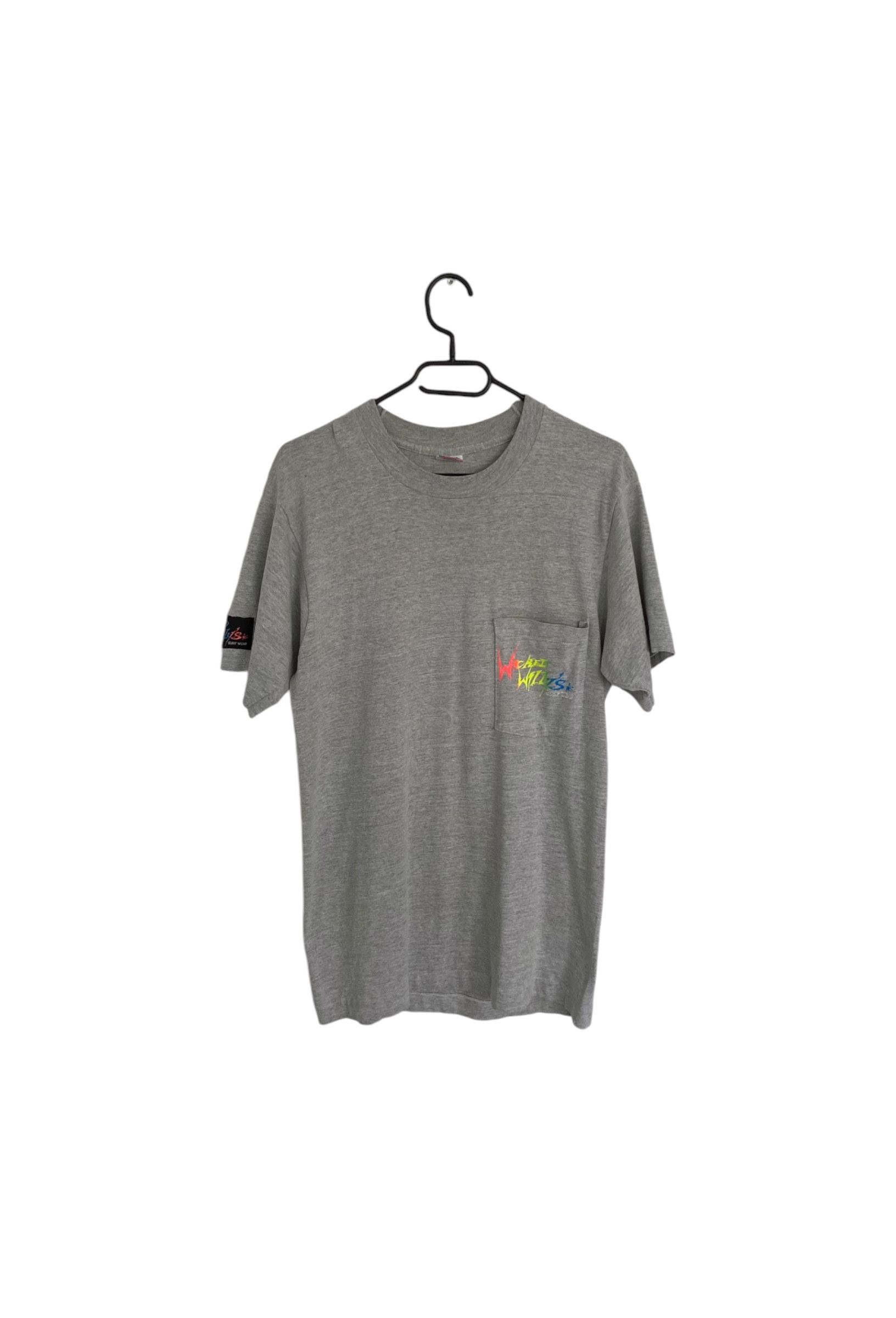 Vintage 90s' Wiicked Willy's surf shop single stitch pocket tee Size US M / EU 48-50 / 2 - 1 Thumbnail