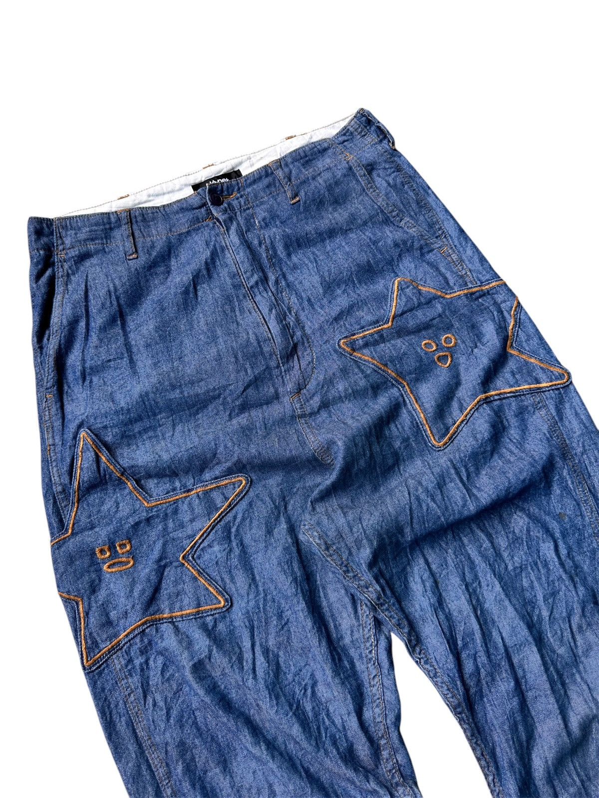 Issey Miyake × Japanese Brand × Ne-Net Ne-net By Issey Miyake 2 Star Pants Size US 31 - 3 Thumbnail