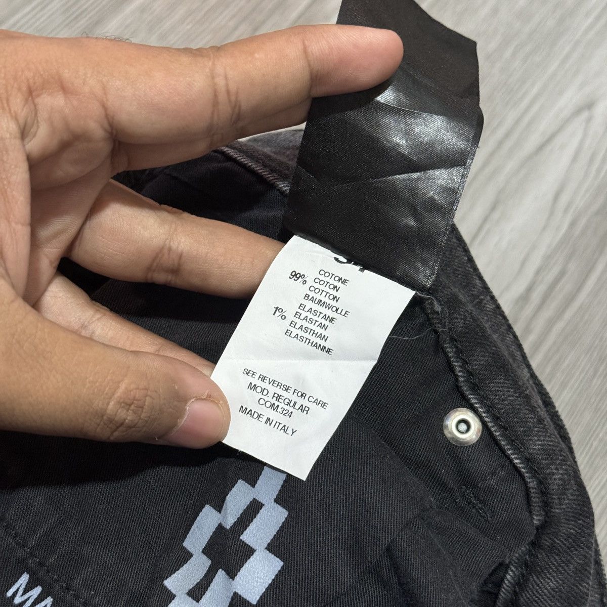 Marcelo Burlon Marcelo Burlon Splater Distressed Slim Jeans Size US 34 / EU 50 - 12 Thumbnail