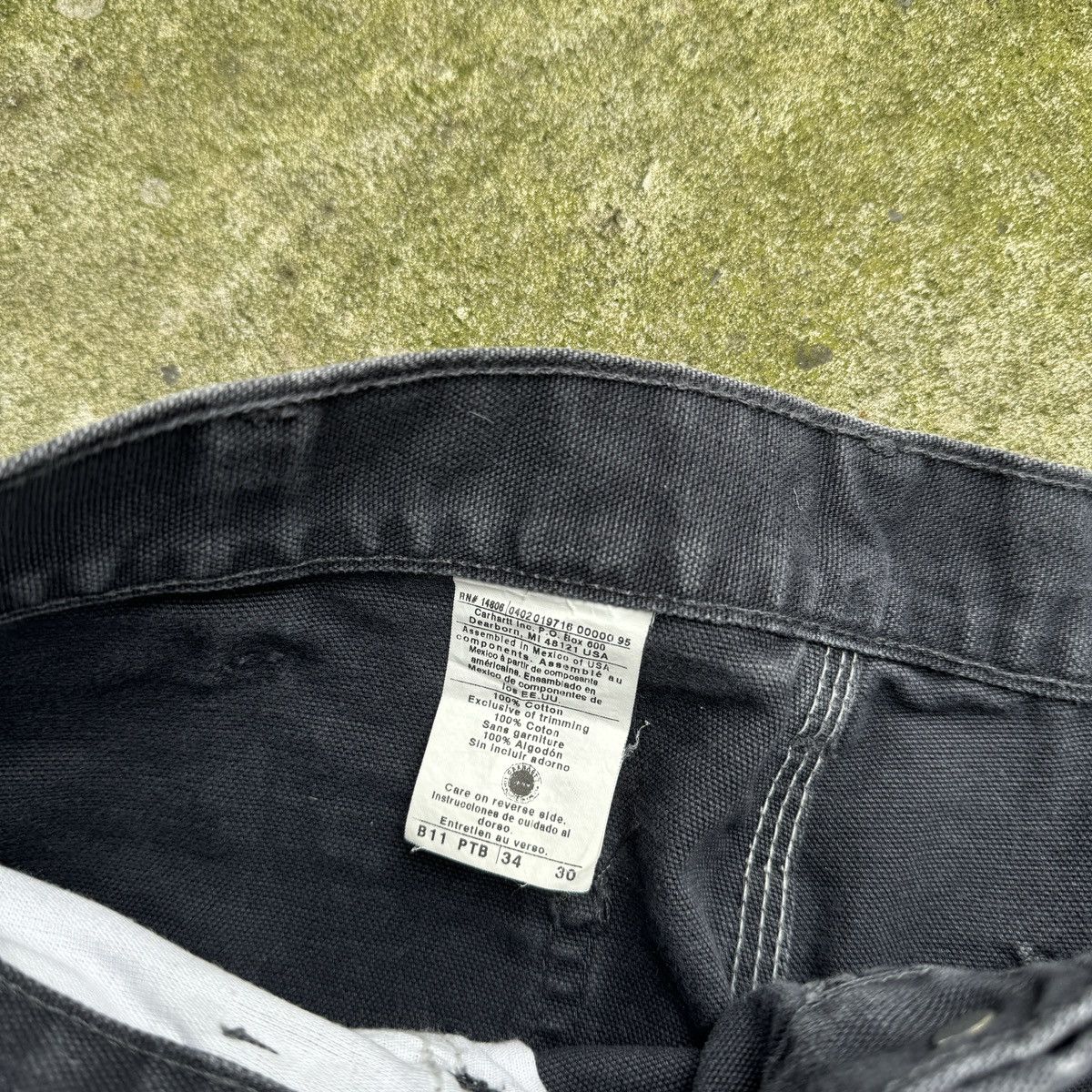 Carhartt × Vintage VINTAGE CARHARTT CARPENTER FADED BAGGY CANVAS WORK PANTS 32 Size US 32 / EU 48 - 4 Thumbnail