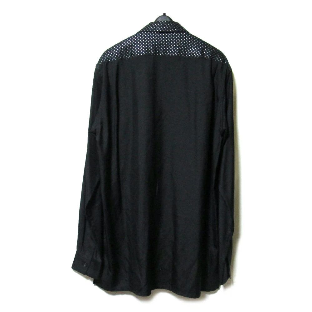Yohji Yamamoto Yohji Yamamoto POUER HOMME archive cleric wide silk shirt Size US M / EU 48-50 / 2 - 2 Thumbnail