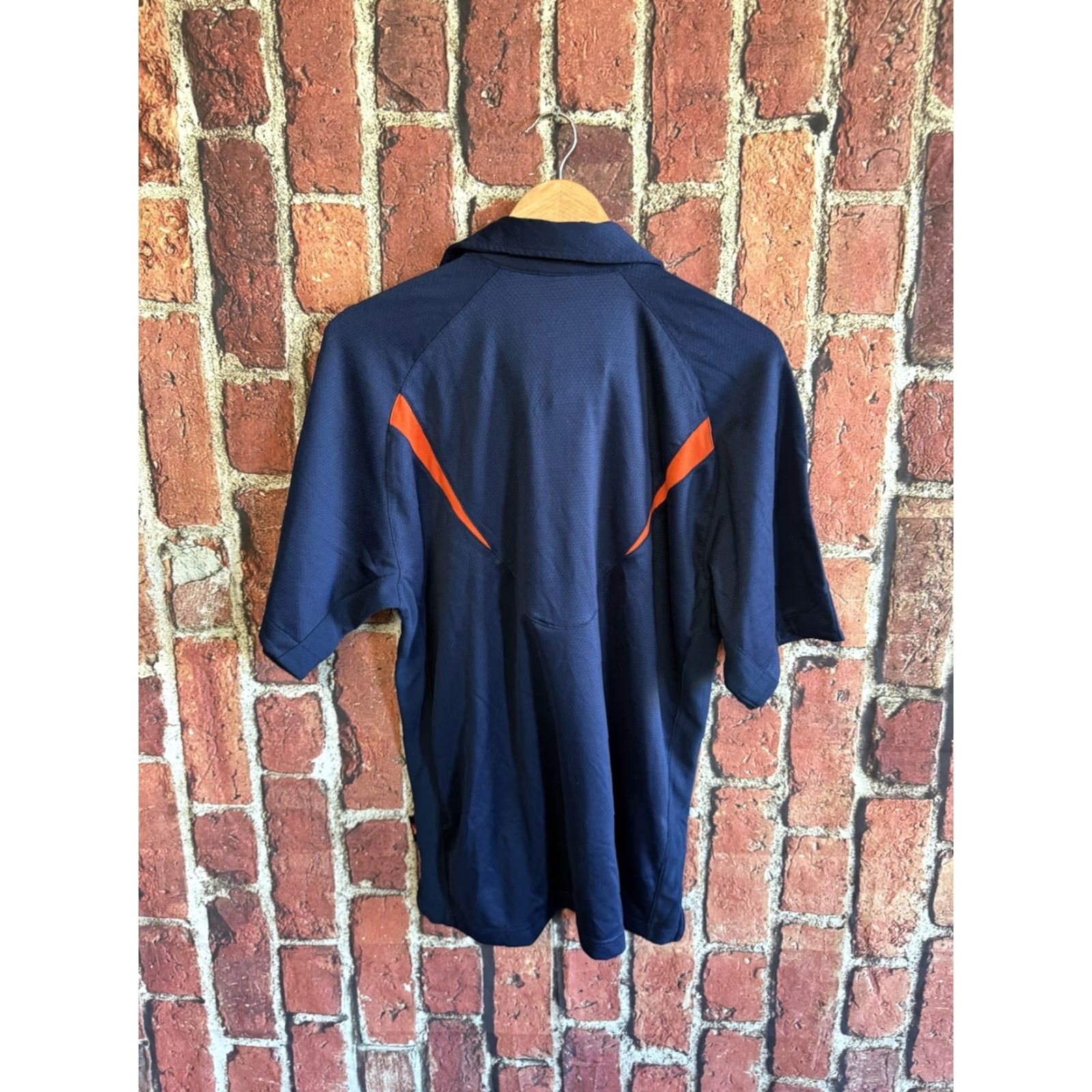Nike Y2K Nike Team Polo Shirt Blue Short Sleeve Mens Small Illinois Shirt Size US S / EU 44-46 / 1 - 2 Thumbnail
