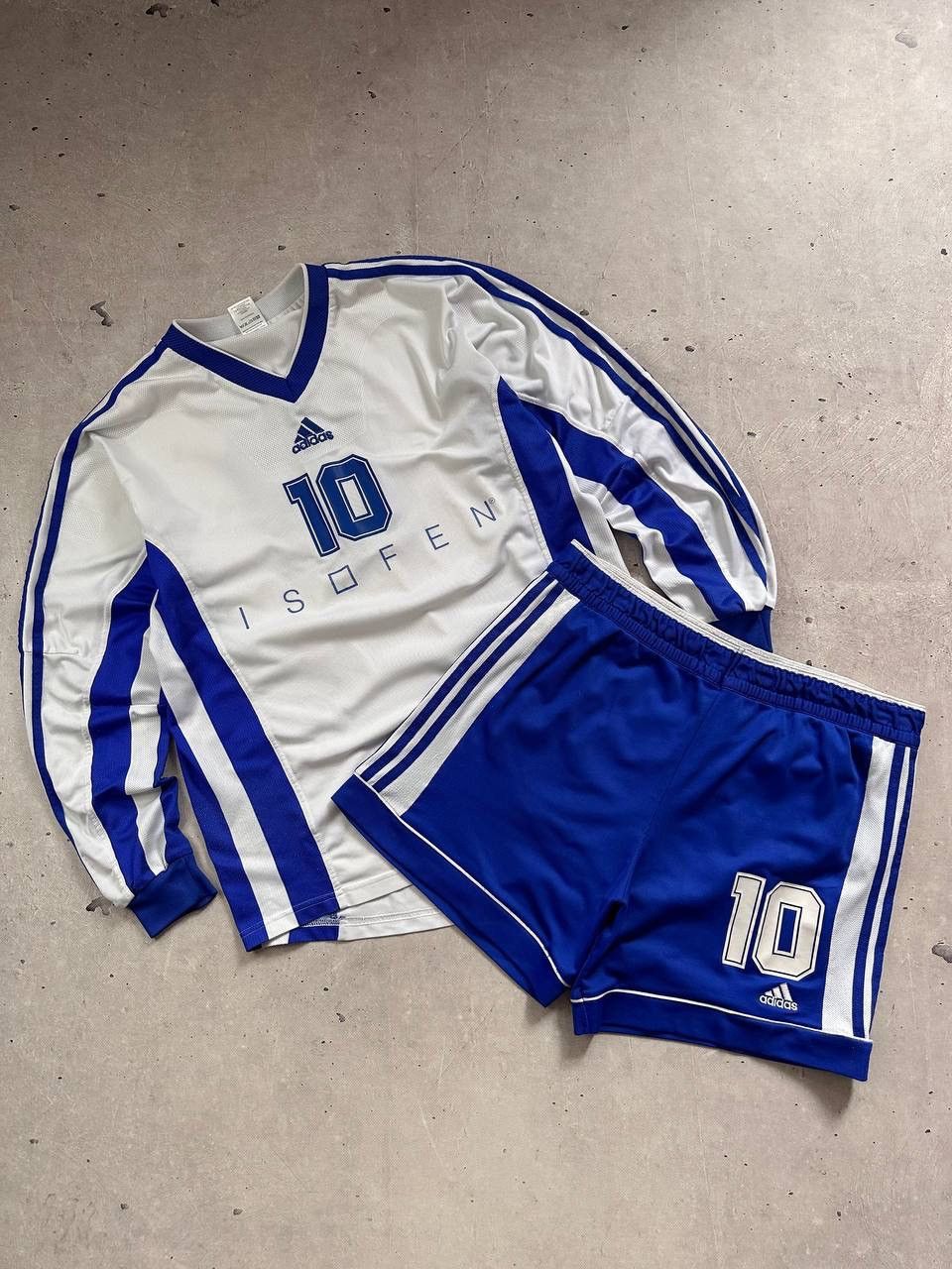 Adidas Vintage Adidas Football Soccer Kit Jersey Shorts Isofen #10 Size US L / EU 52-54 / 3 - 1 Thumbnail