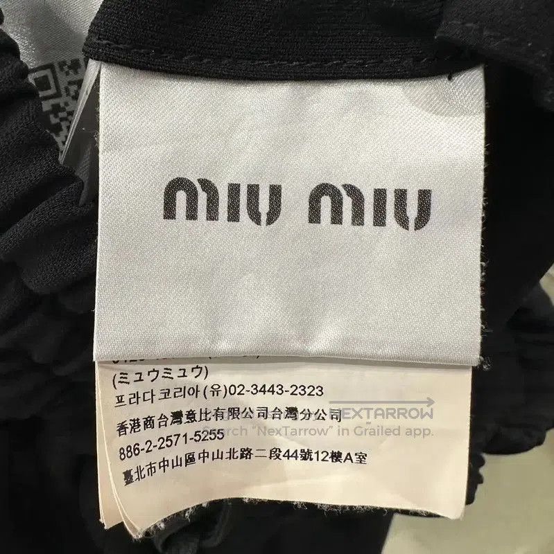 Miu Miu Miu Miu Black Casual Pants for Women . Size 23" - 6 Thumbnail