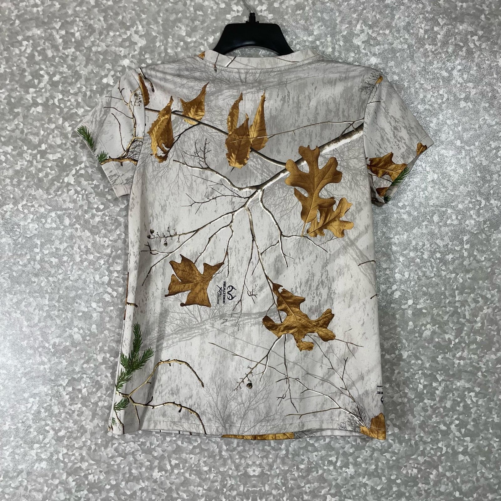 Realtree Realtree Active Light Gray Leaf Short Sleeve Tee - Medium Size M / US 6-8 / IT 42-44 - 5 Thumbnail