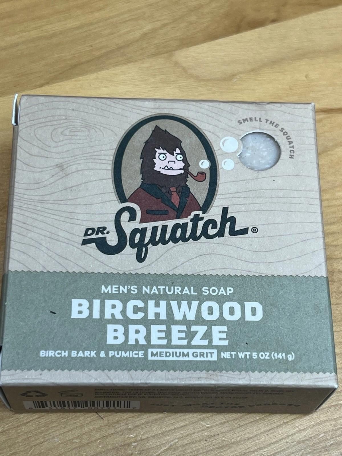 Other Dr. Squatch Birchwood Breeze All Natural Soap Men Medium Size ONE SIZE - 2 Thumbnail
