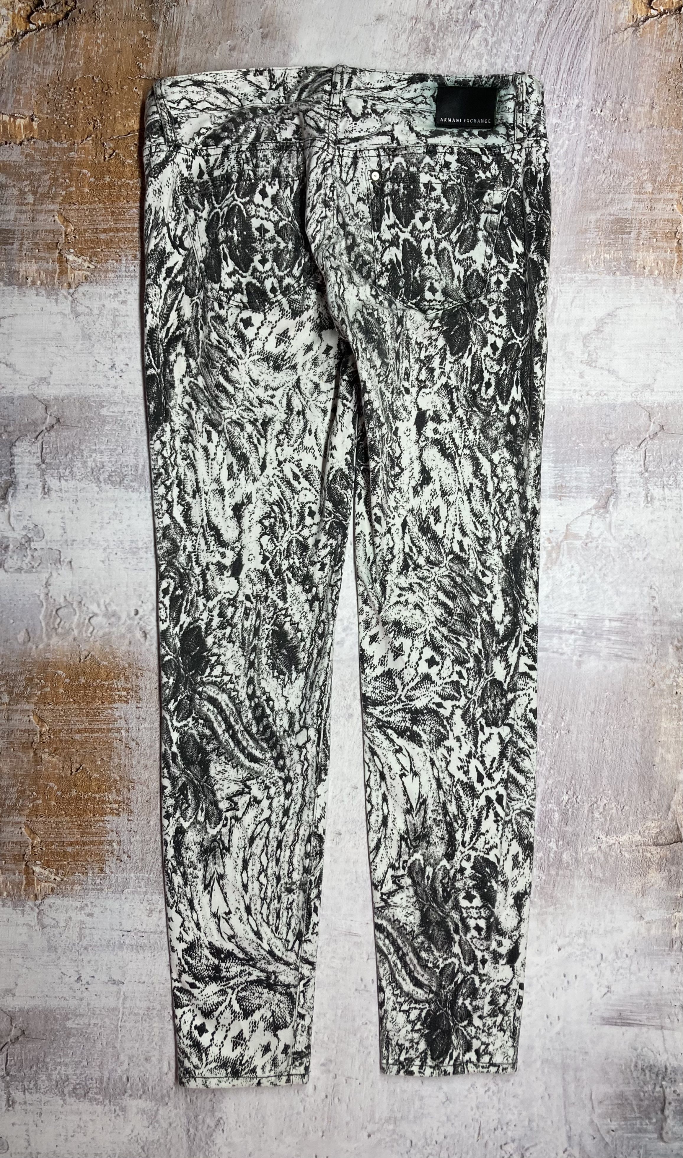 Vintage Vintage Abstract Print Pants Armani Exchange Women’s Size S Size 36" / US 14 / IT 50 - 6 Thumbnail