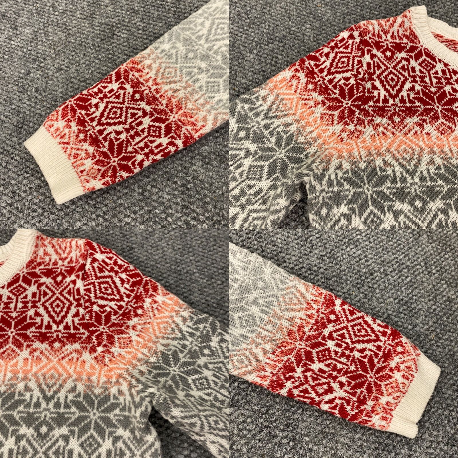 Vintage St Johns Bay St Johns Womens Sweater L Beige Snowflakes Holiday Christmas Pullover Crew Neck Knit Long Sleeve Geometric Regular Seasonal Womens Size L / US 10 / IT 46 - 8 Thumbnail