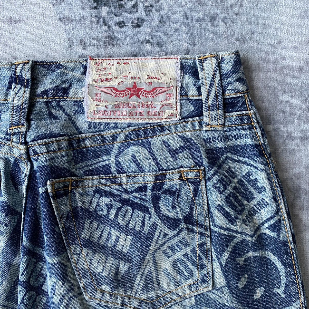 If Six Was Nine × Japanese Brand × Le Grande Bleu (L.G.B.) Co&Lu Coandlu Japanese Full print Denim Jeans Size US 30 / EU 46 - 9 Thumbnail