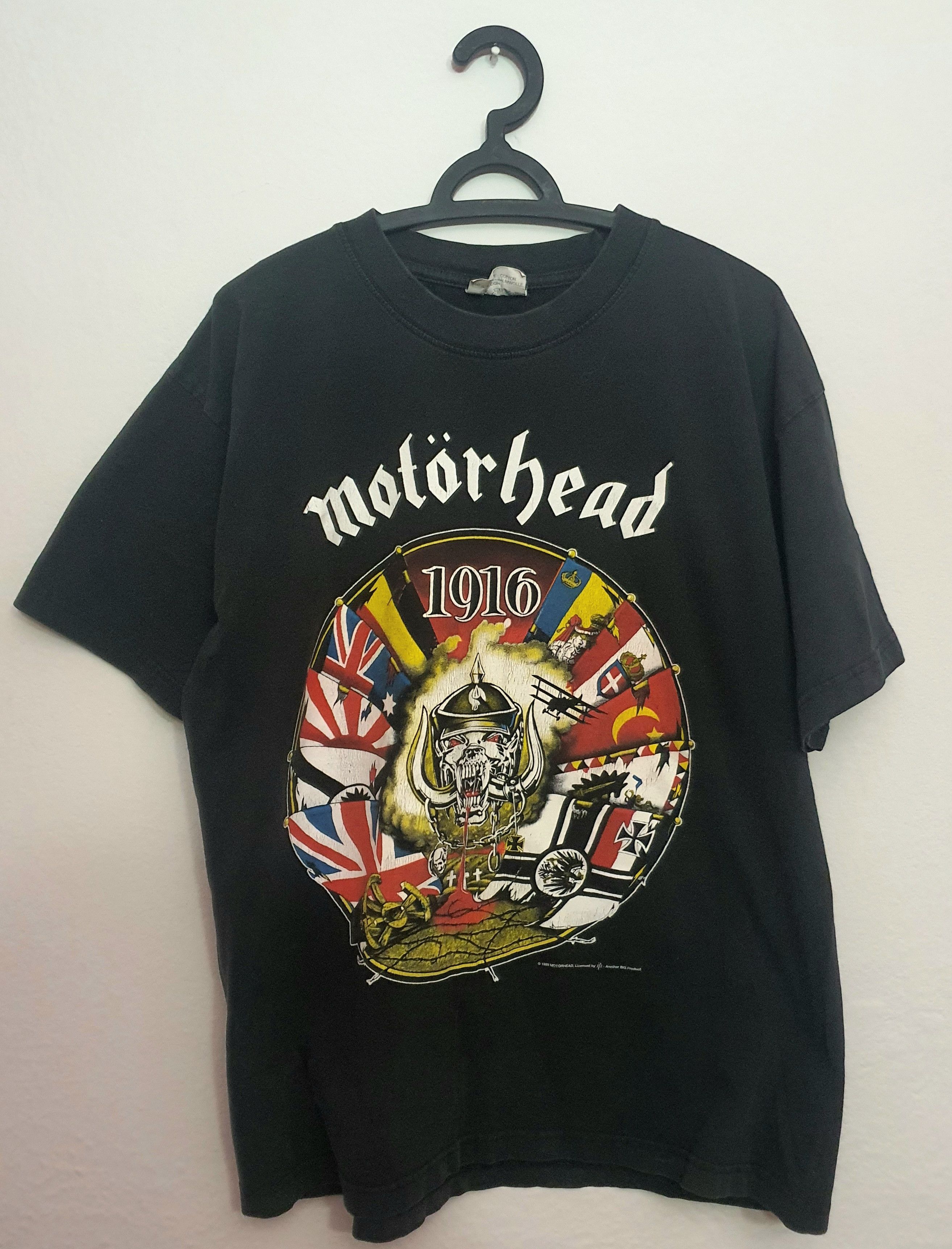 image of Band Tees x Rock T Shirt Motorhead 1999 Vintage Tee in Black, Men's (Size XL)